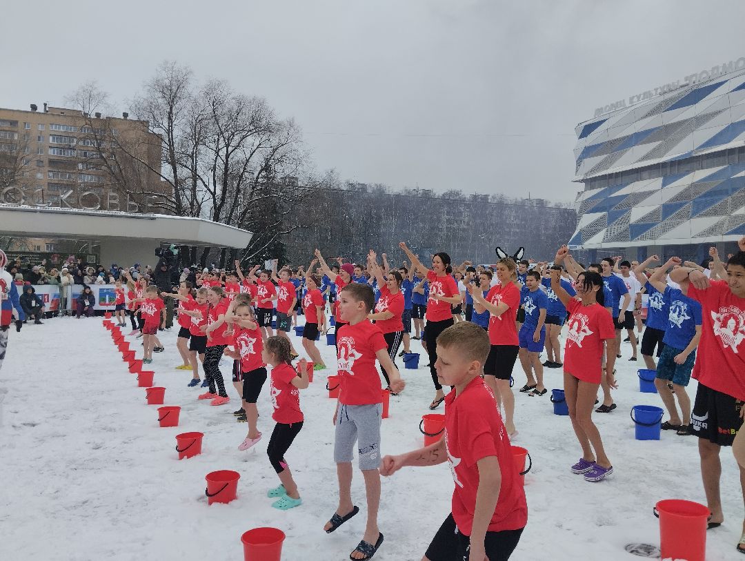 Массовое обливание, закаливание