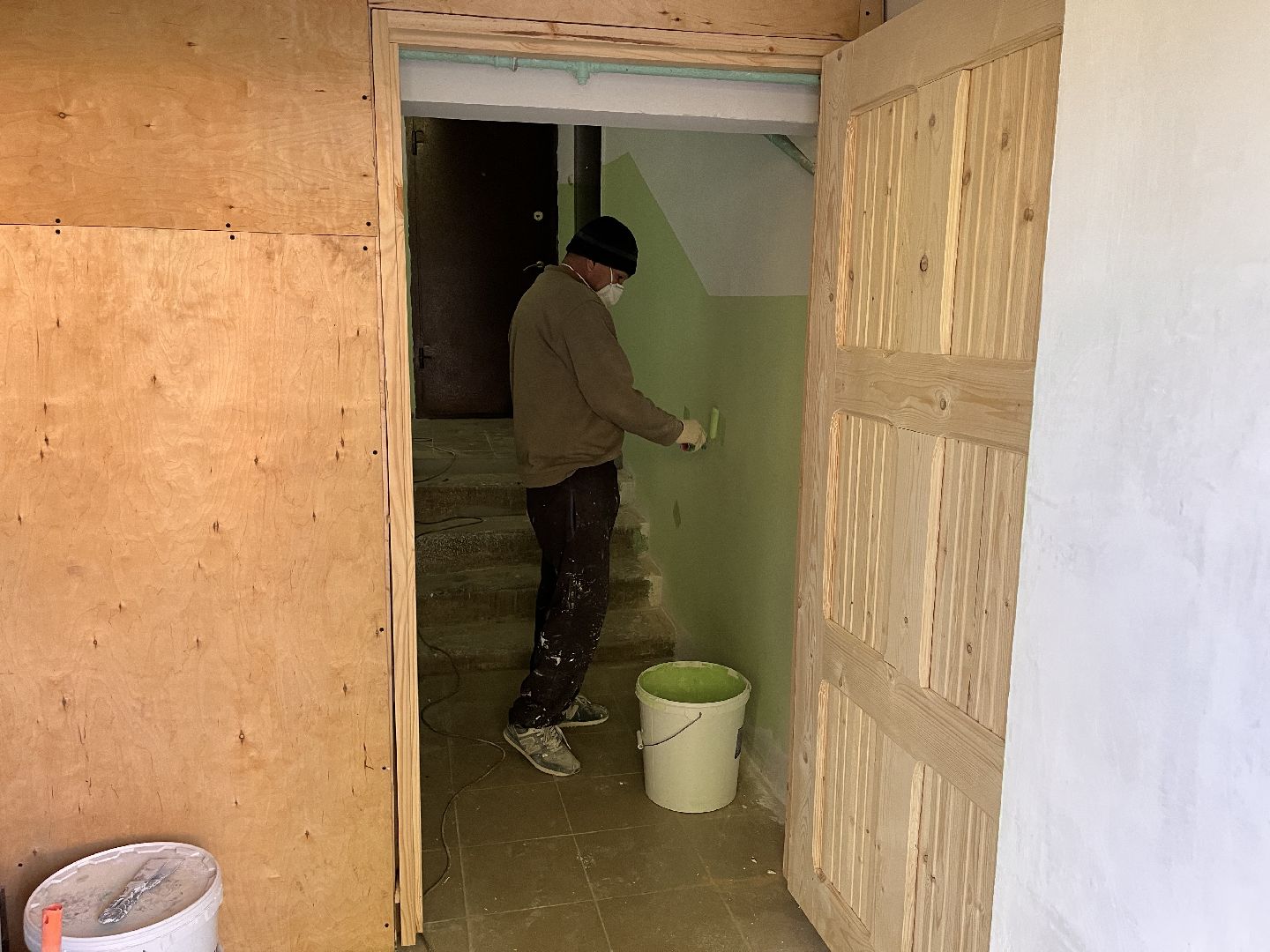 Шаховская, мой подъезд, ремонт