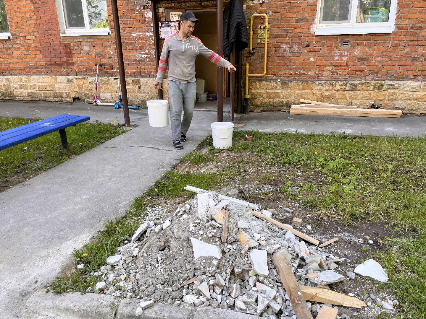 Шаховская, мой подъезд, ремонт