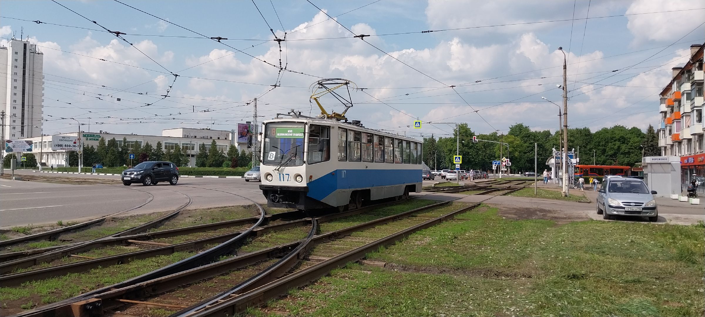 коломна, коломенскийтрамвай, трамваи