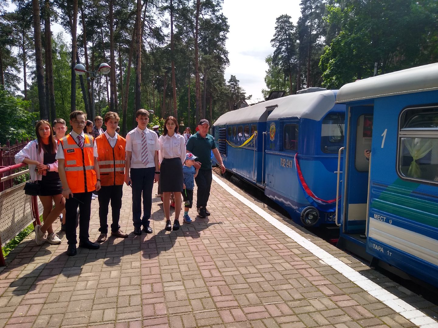 Раменское, транспорт, открытие сезона детской железной дороги