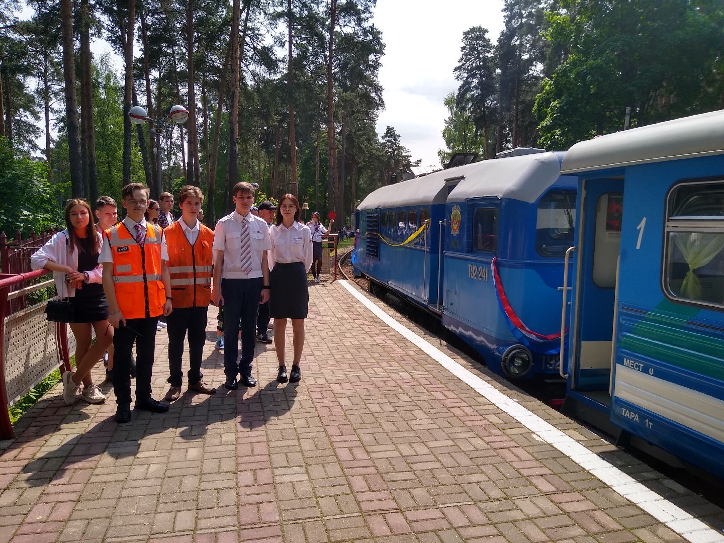 Раменское, транспорт, открытие сезона детской железной дороги