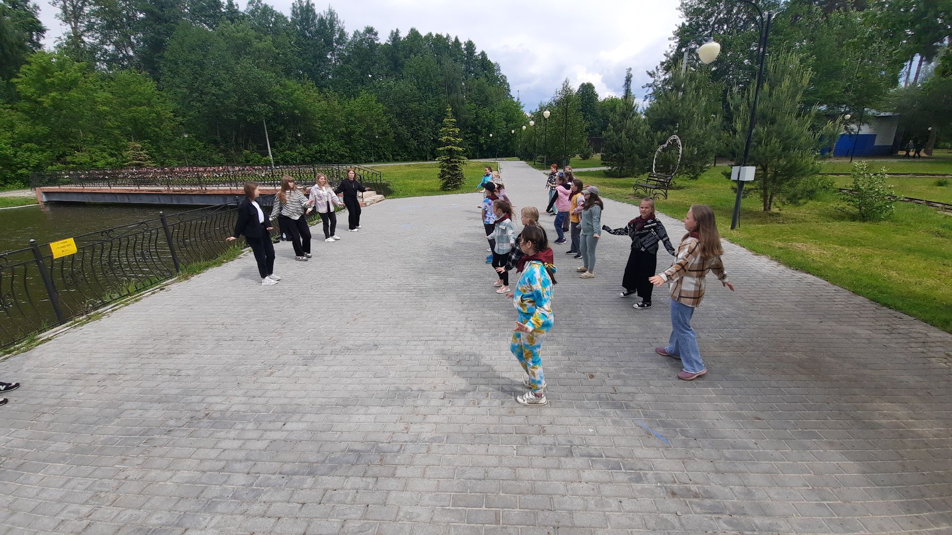 Шатура, парк, звёздная дорожка, праздник