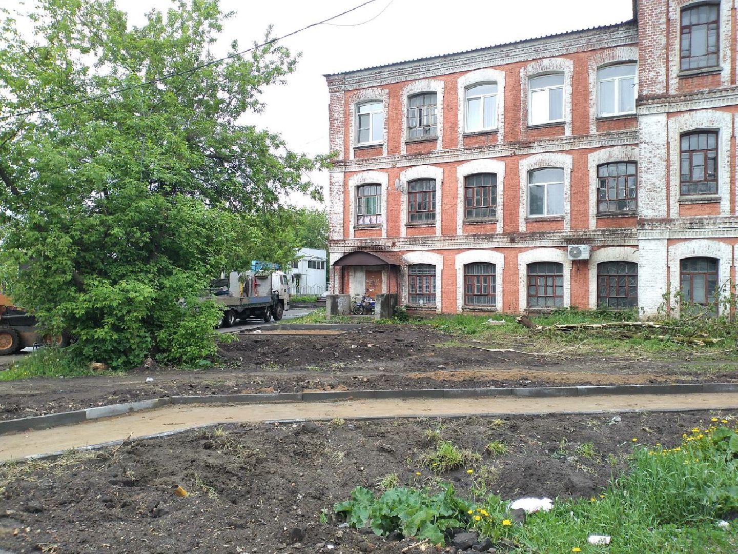 благоустройство, двор, Лосино-Петровский