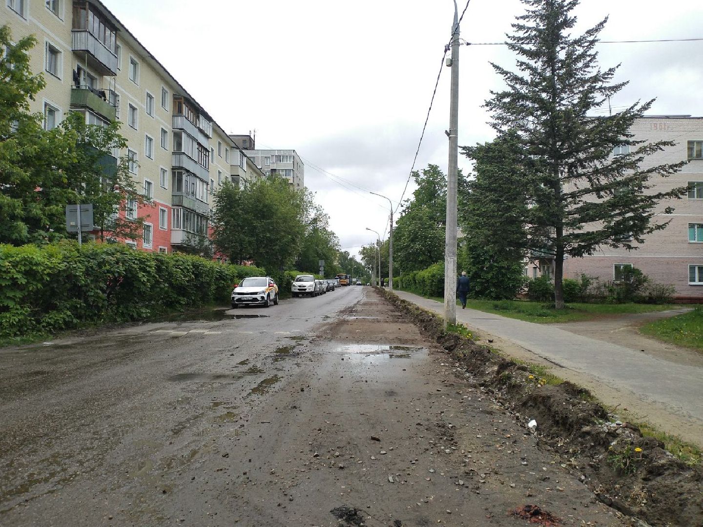 ремонт дороги, дороги, Лосино-Петровский