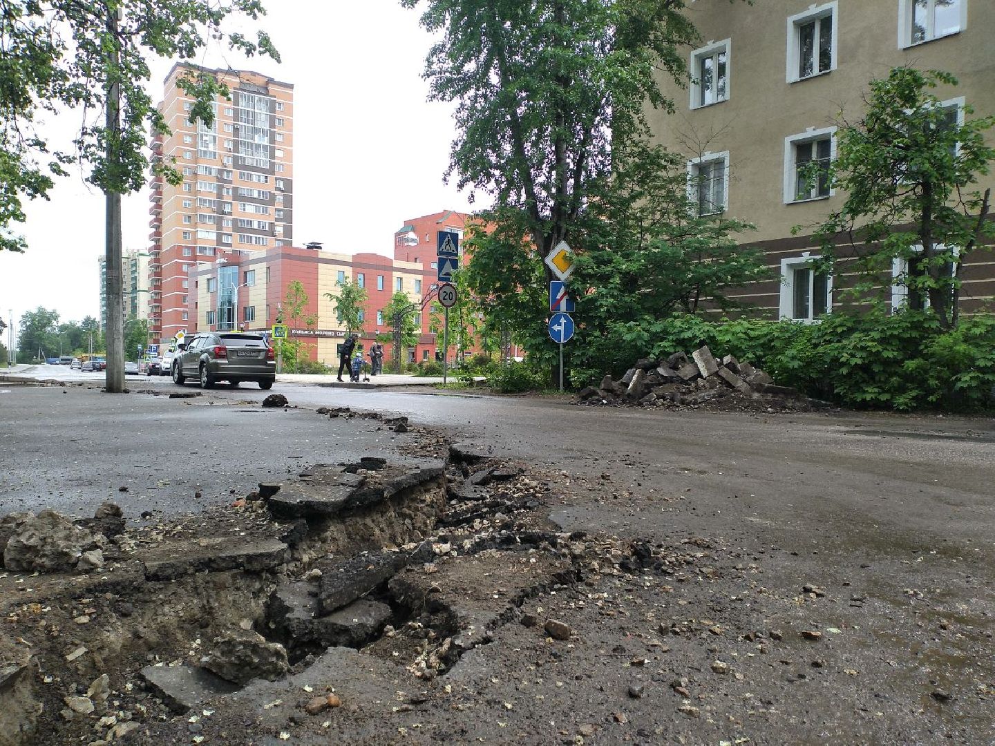 ремонт дороги, дороги, Лосино-Петровский