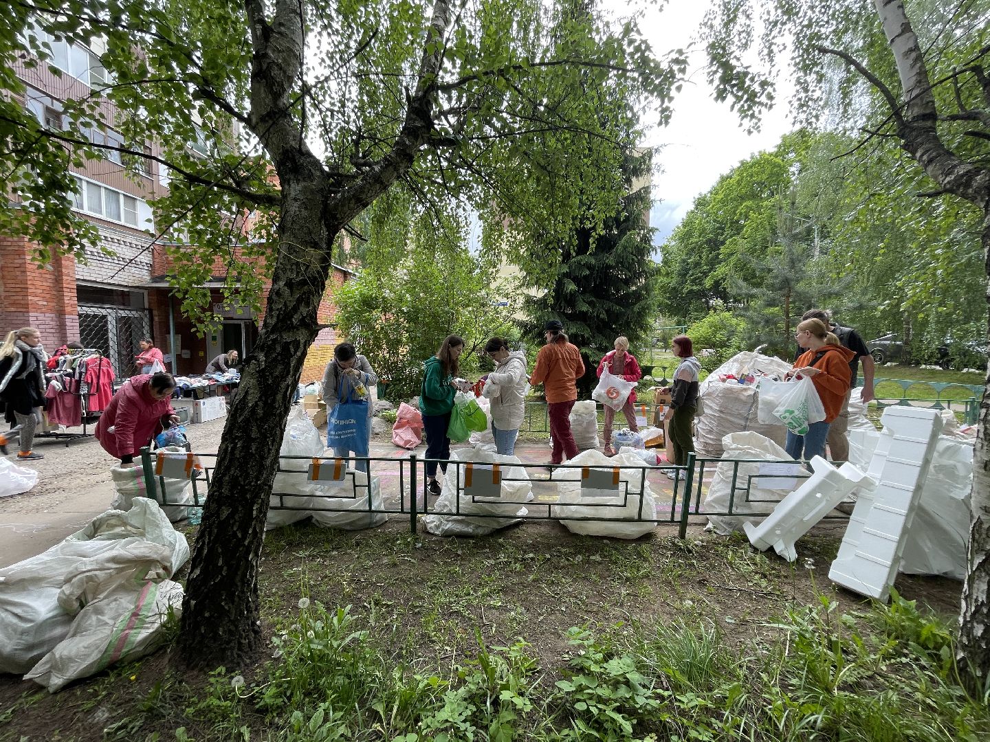 Лесной городок, Одинцово, экология, переработка, акция, фримаркет, благотворительность,