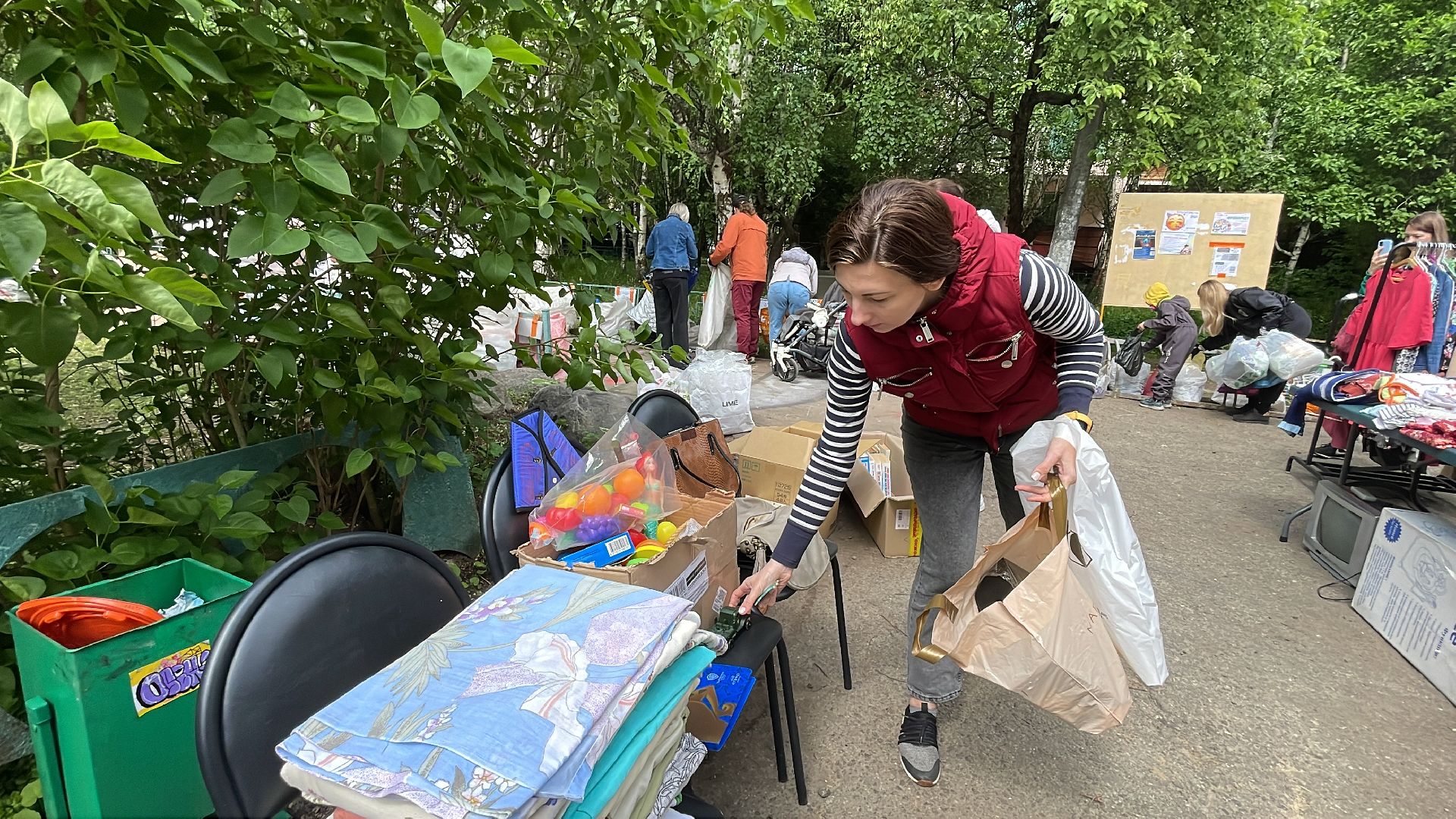 Лесной городок, Одинцово, экология, переработка, акция, фримаркет, благотворительность,