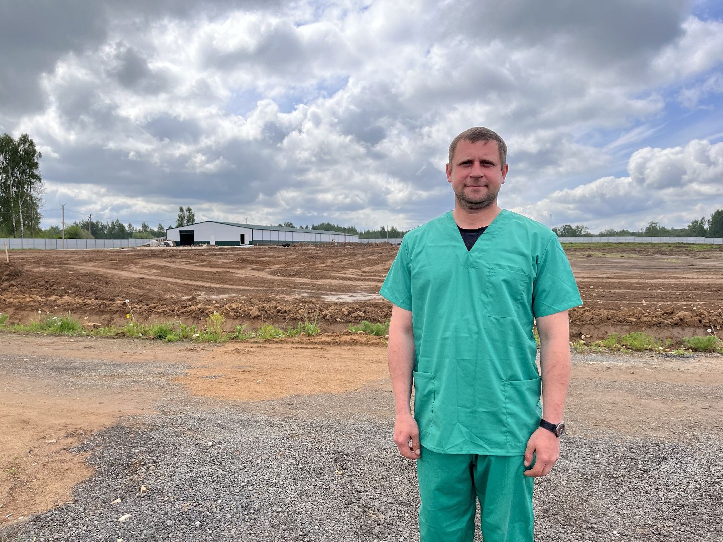 Шаховская, Птицеферма, строительство