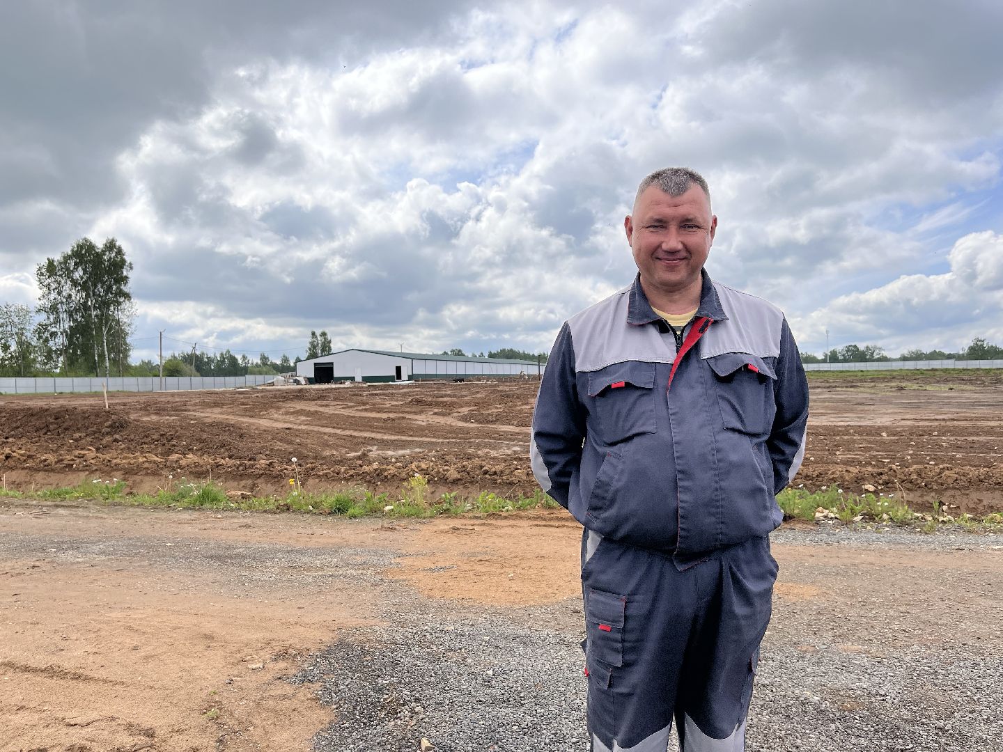 Шаховская, Птицеферма, строительство