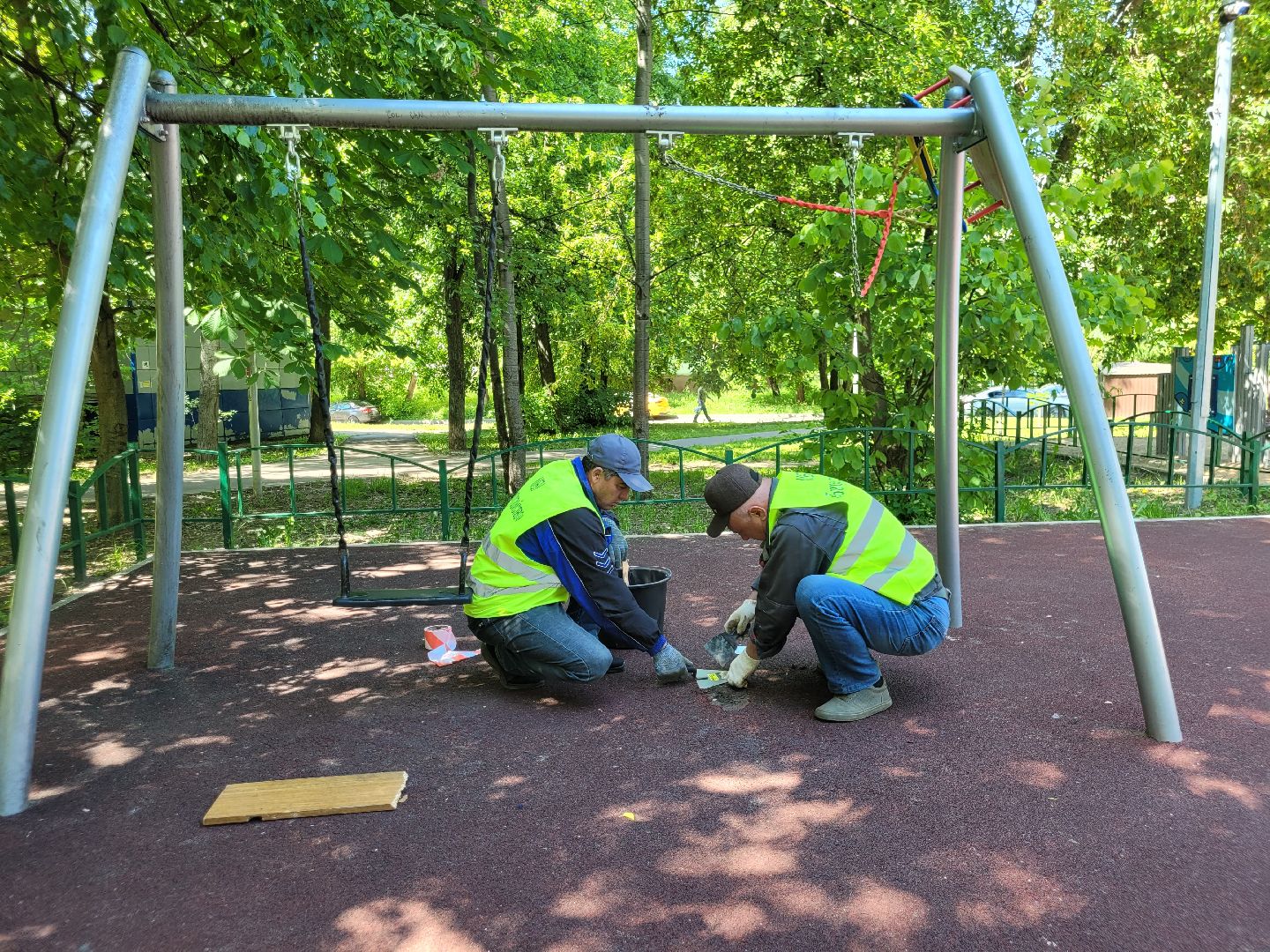 жкх, ремонт; благоустройство; детская площадка; видное