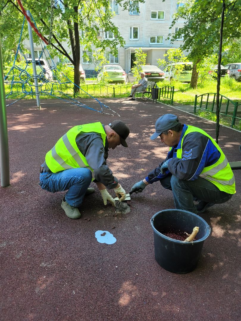 жкх, ремонт; благоустройство; детская площадка; видное