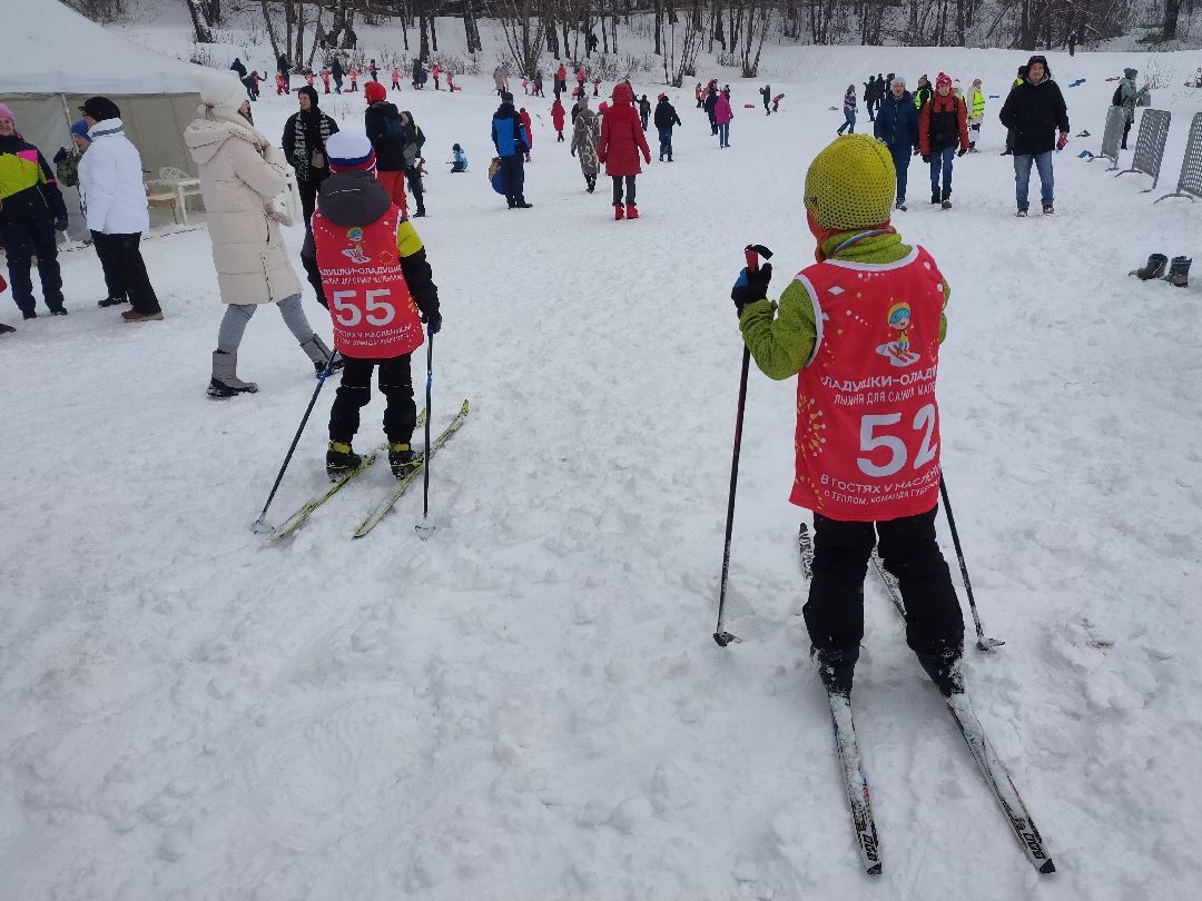 Лыжи, старт, Ладушки-Оладушки, дети, спорт, Раменское