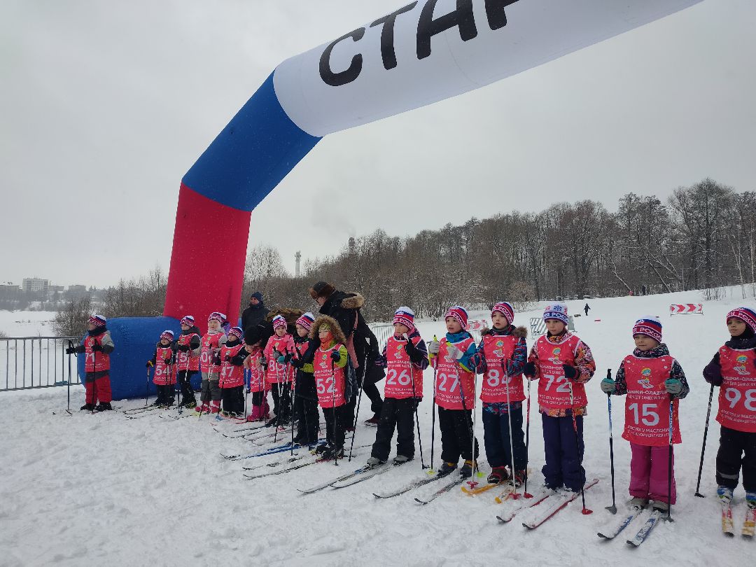 Лыжи, старт, Ладушки-Оладушки, дети, спорт, Раменское