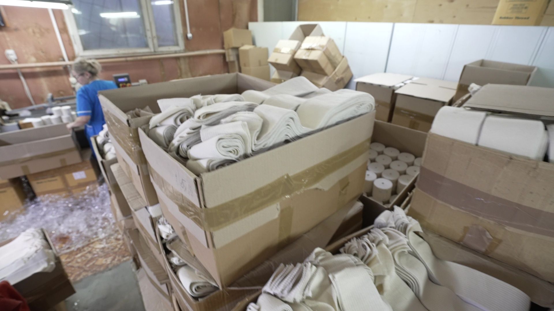 Реутов, Интертекстиль, производство, бинты, чулки, перевязочный пакет