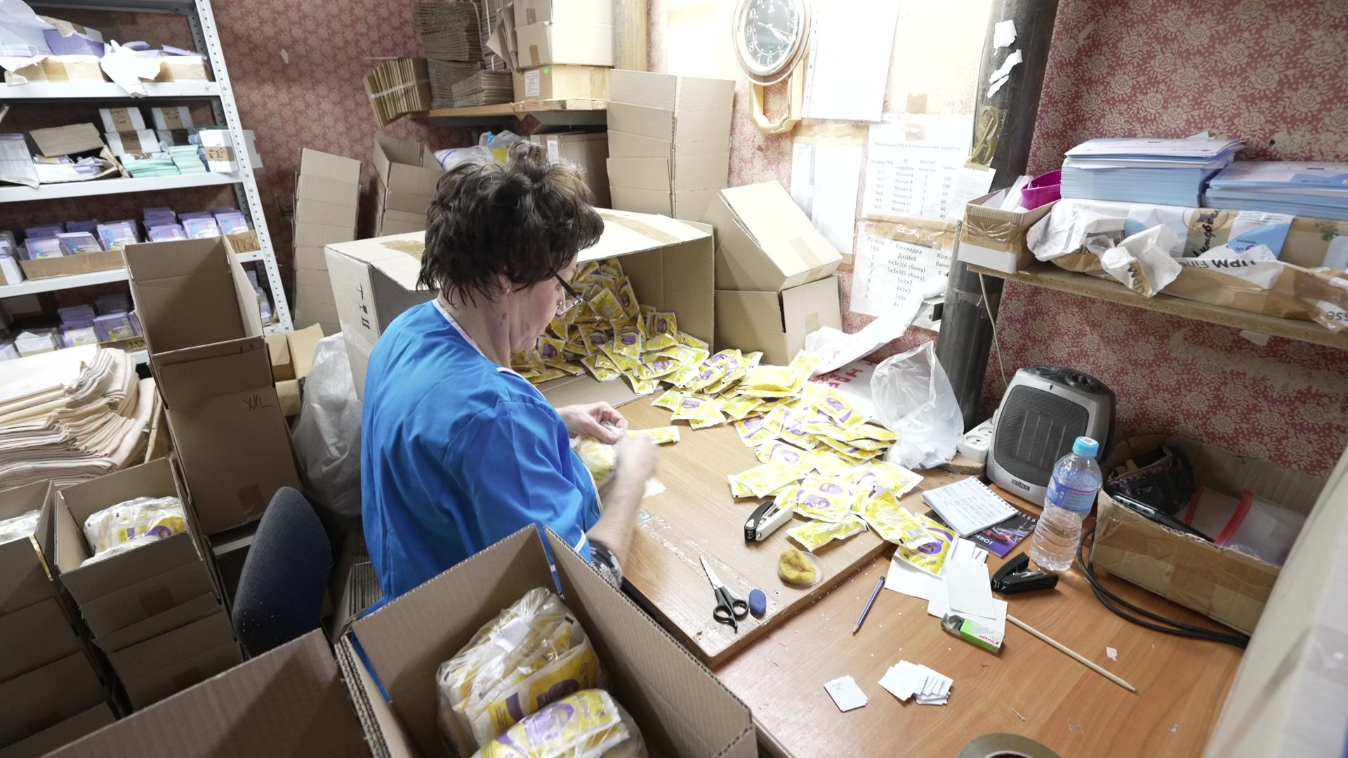 Реутов, Интертекстиль, производство, бинты, чулки, перевязочный пакет