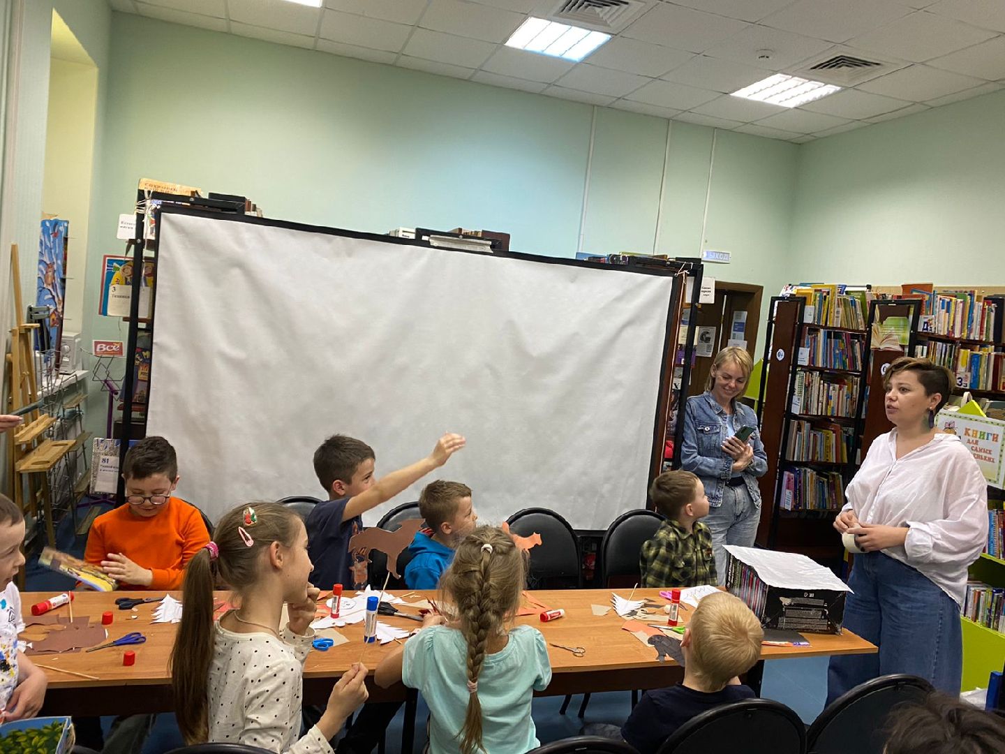 Домодедово, библионочь-2023, чтение, книги, мастер класс, театр теней