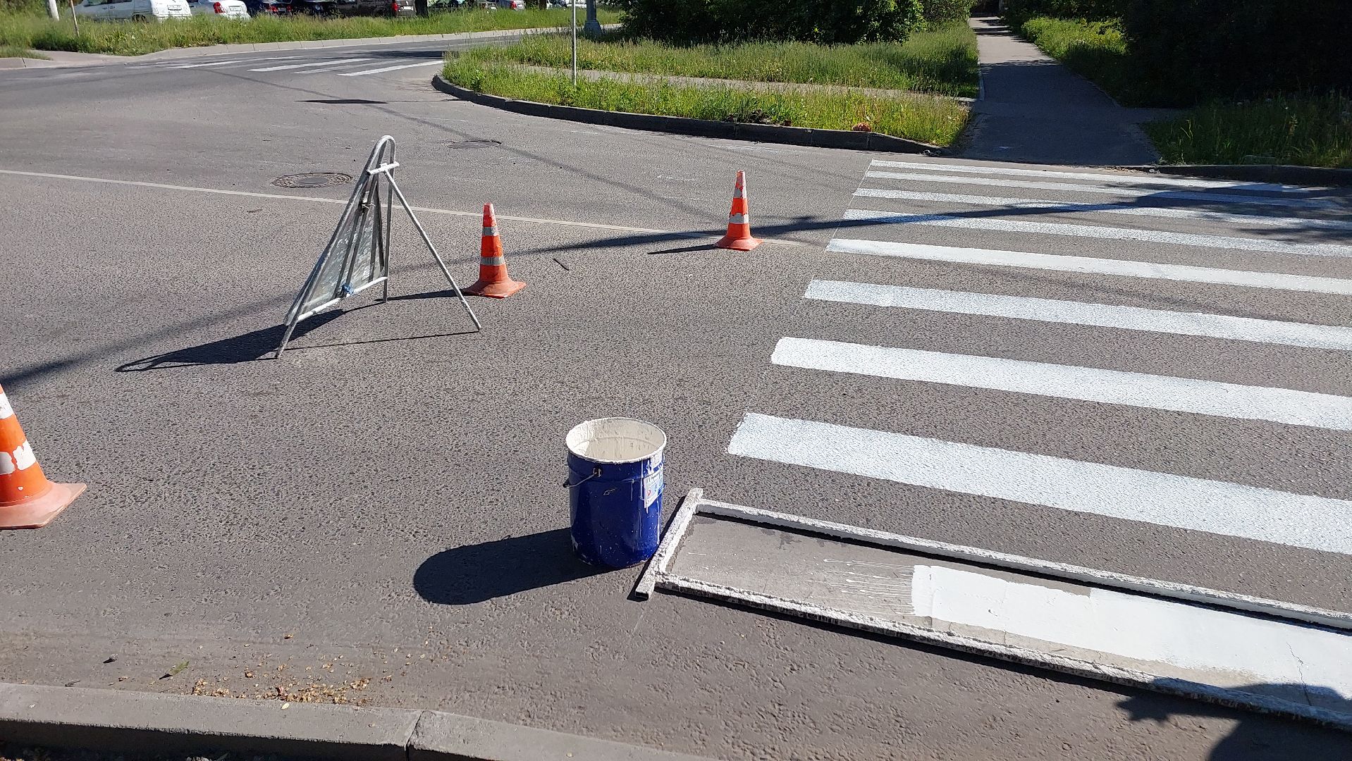 дороги, серпухов, дорожная разметка, пешеходный переход, пешеходная зебра, добродел,