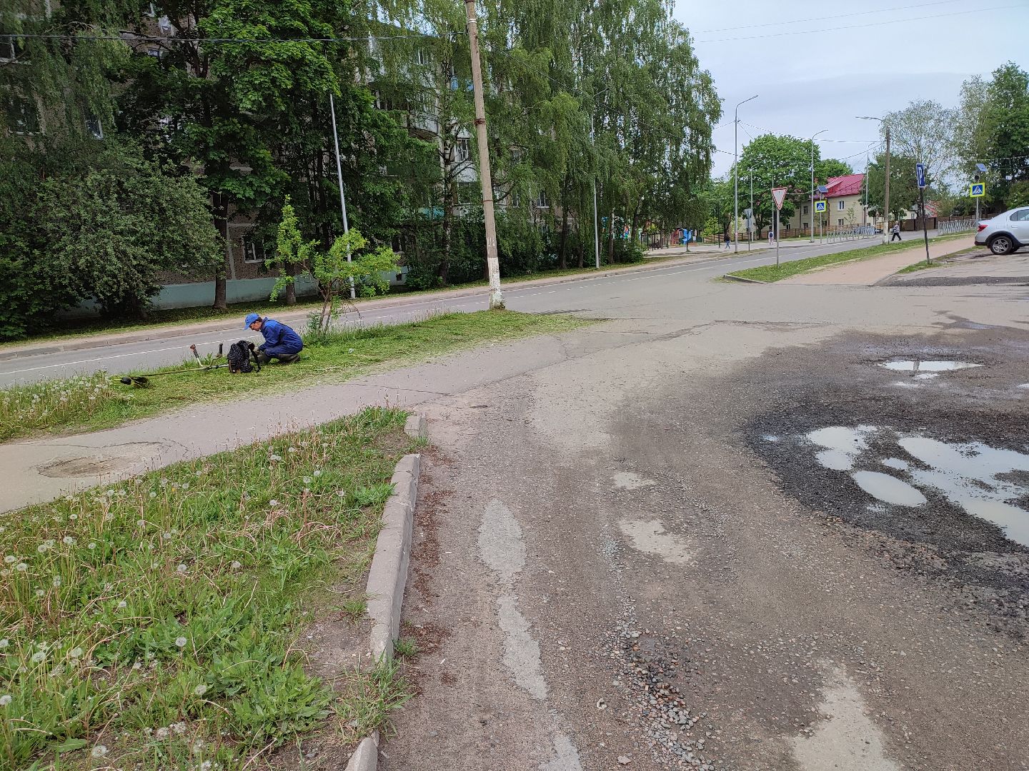 #благоустройство, #Талдом, #окружающаясреда, #уборкатерритории, #покостравы