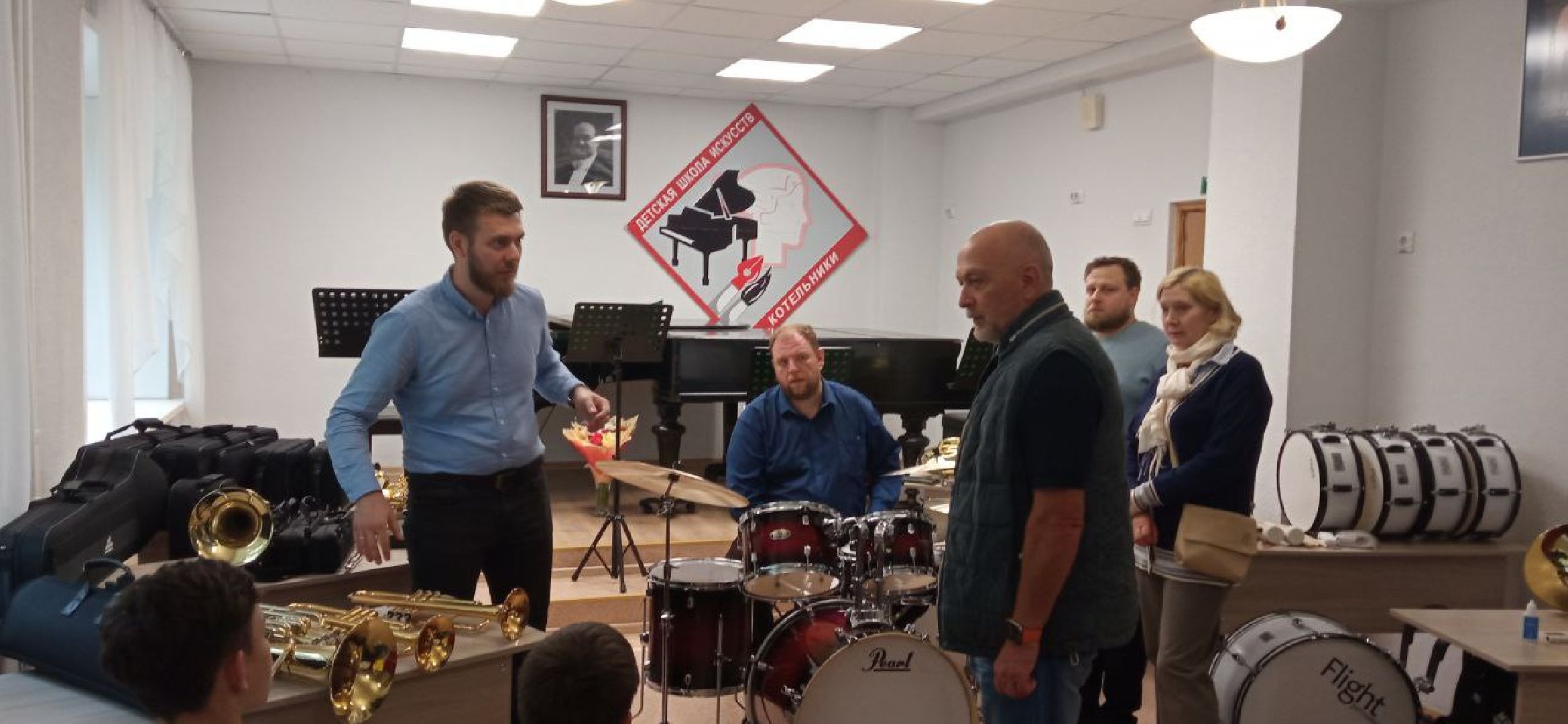 школа искусств, духовой оркестр, инструменты, благотворительность, Котельники