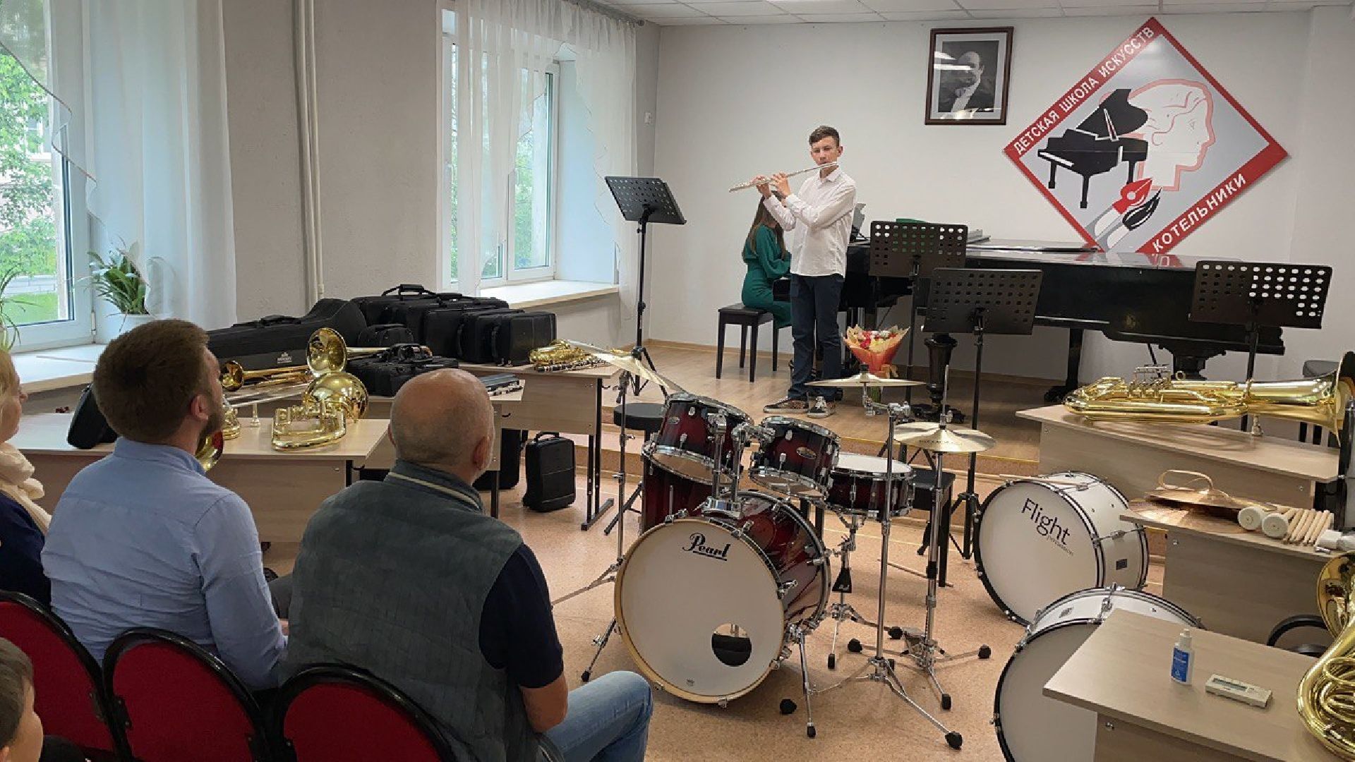 школа искусств, духовой оркестр, инструменты, благотворительность, Котельники