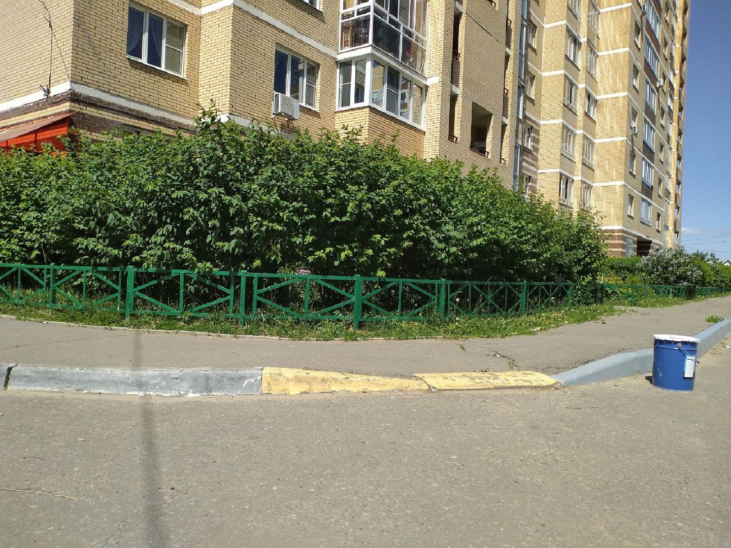 благоустройство, двор, тротуар, Лосино-Петровский