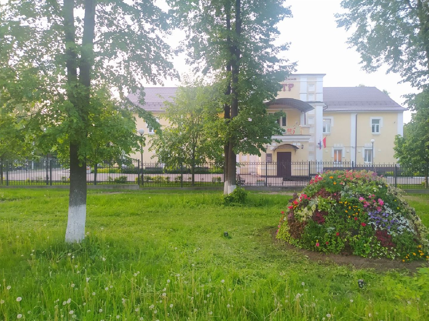 Истра, букет, цветы, благоустройство