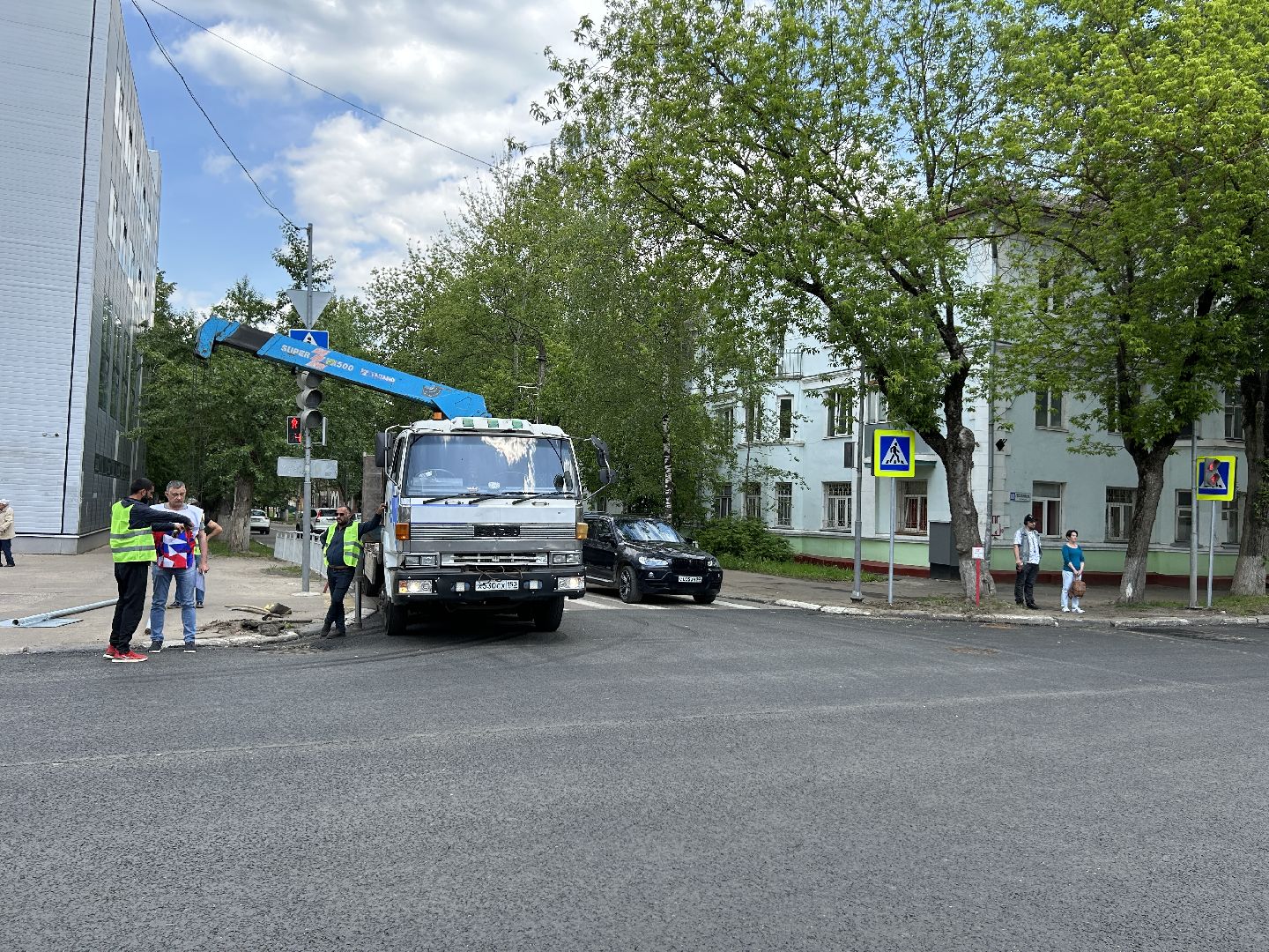 Дорожные знаки, дороги, Фрязино