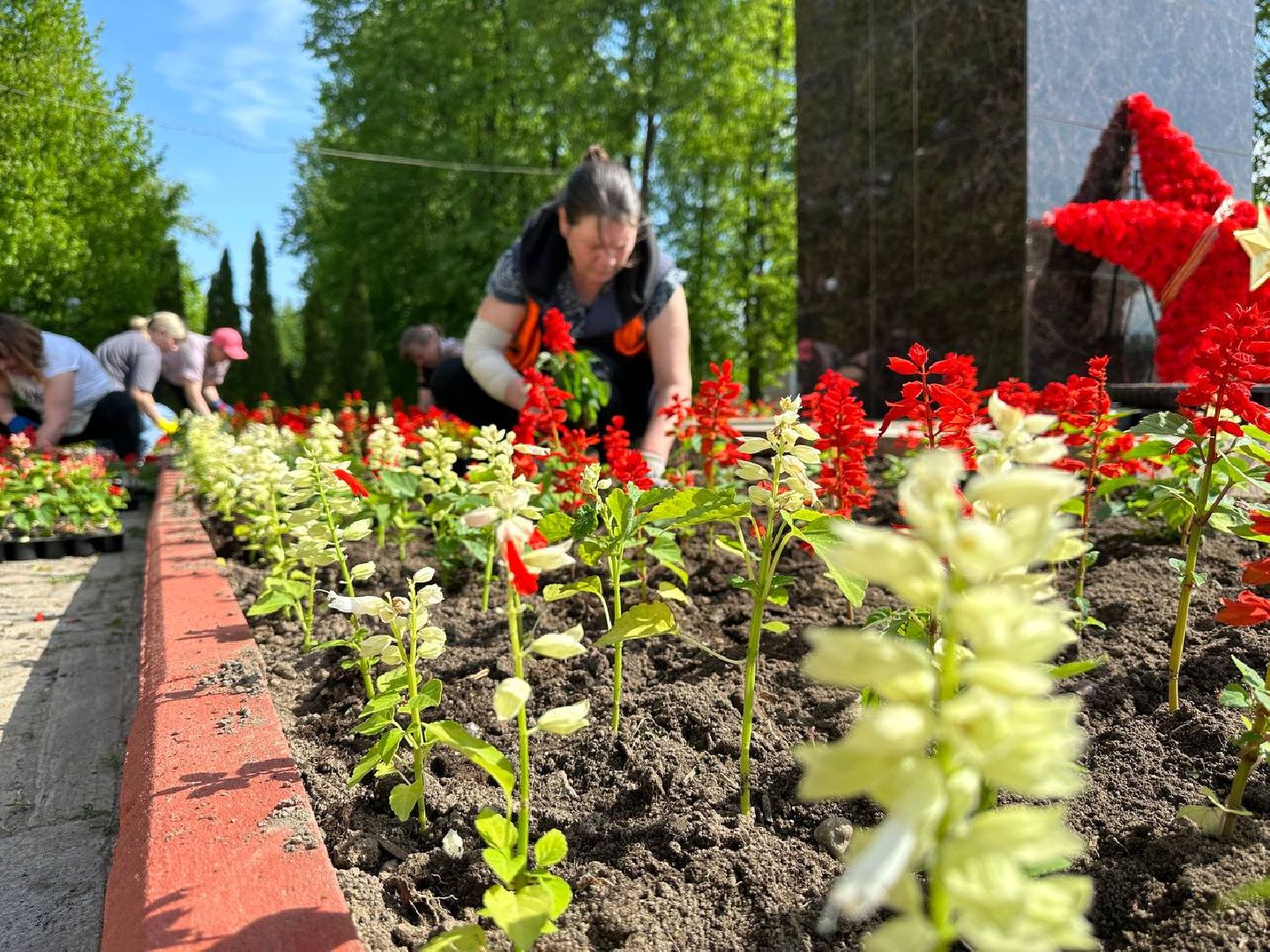 Можайск, Можайский городской округ, Подмосковье, цветы, благоустройство