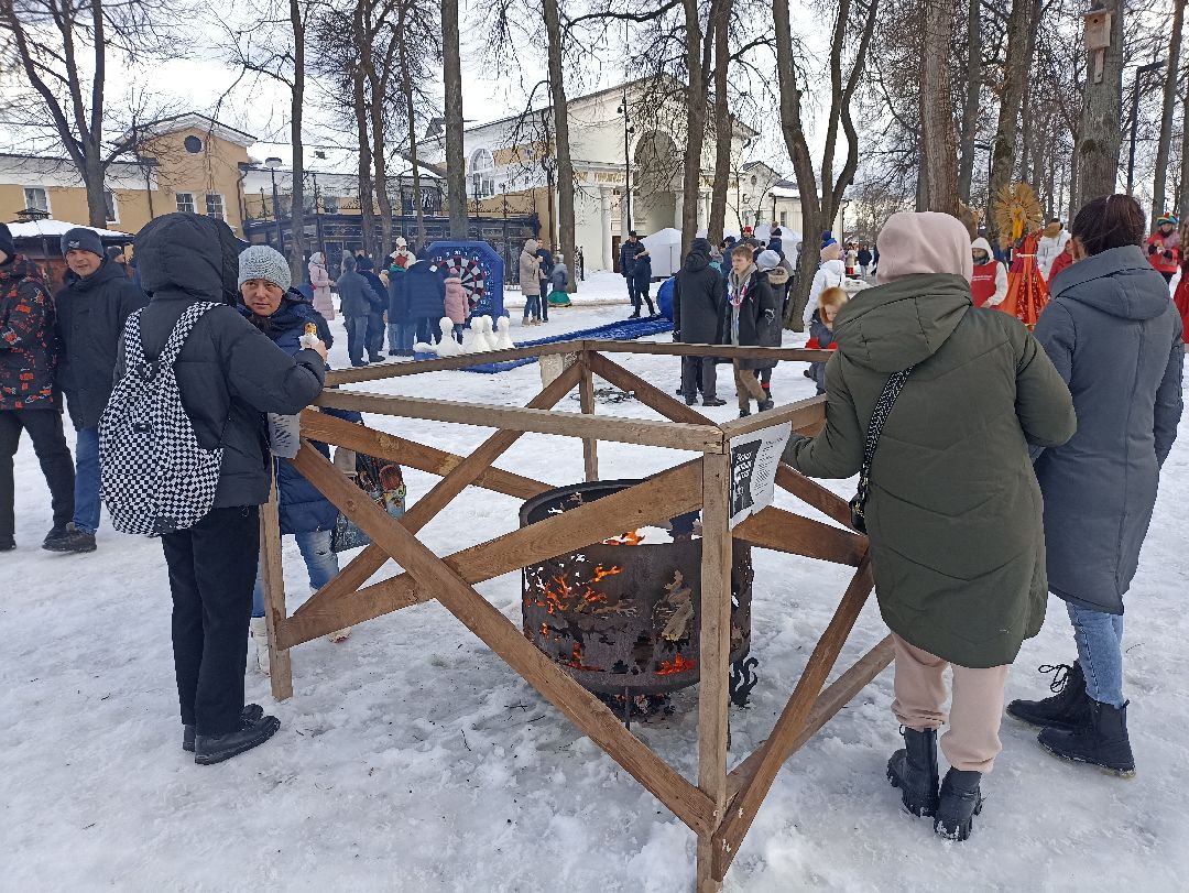 Серпухов, масленица, очаги, парк