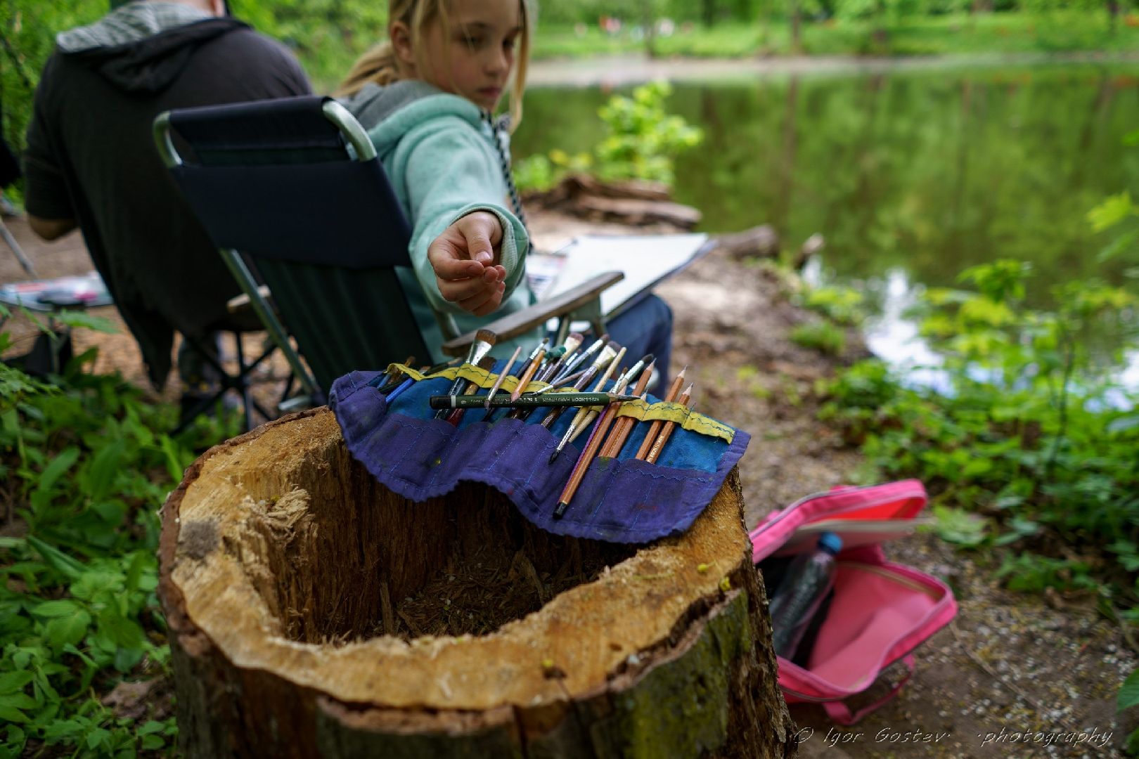 мастер-класс, живопись, акварель, усадьба, Быково