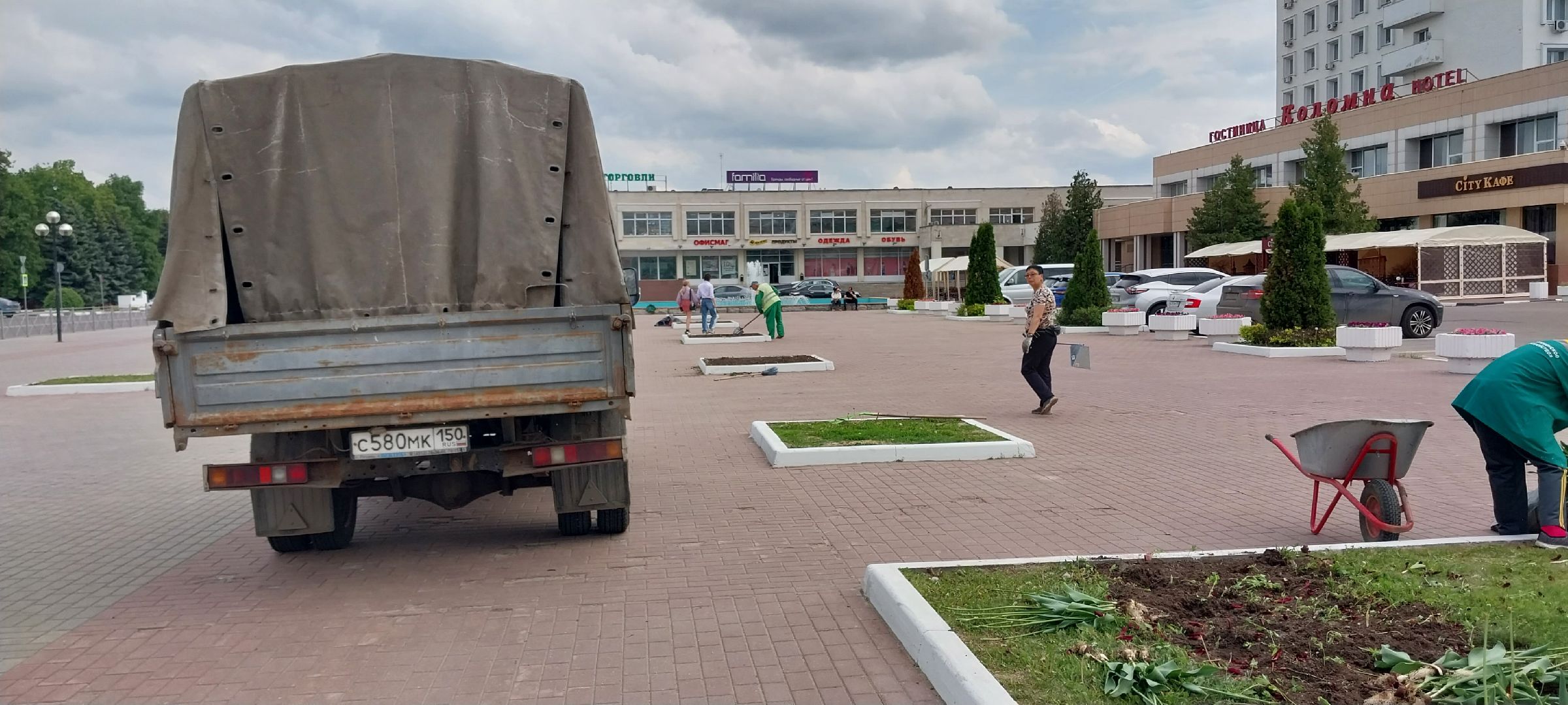 коломна, благоустройство, цветочное оформление