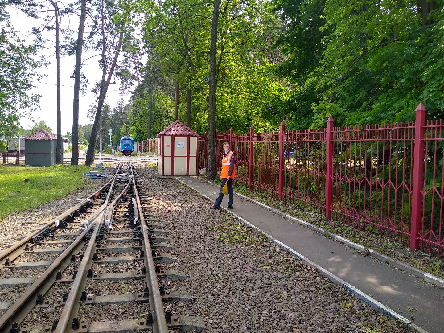 Раменское, транспорт, открытие сезона работы детской железной дороги