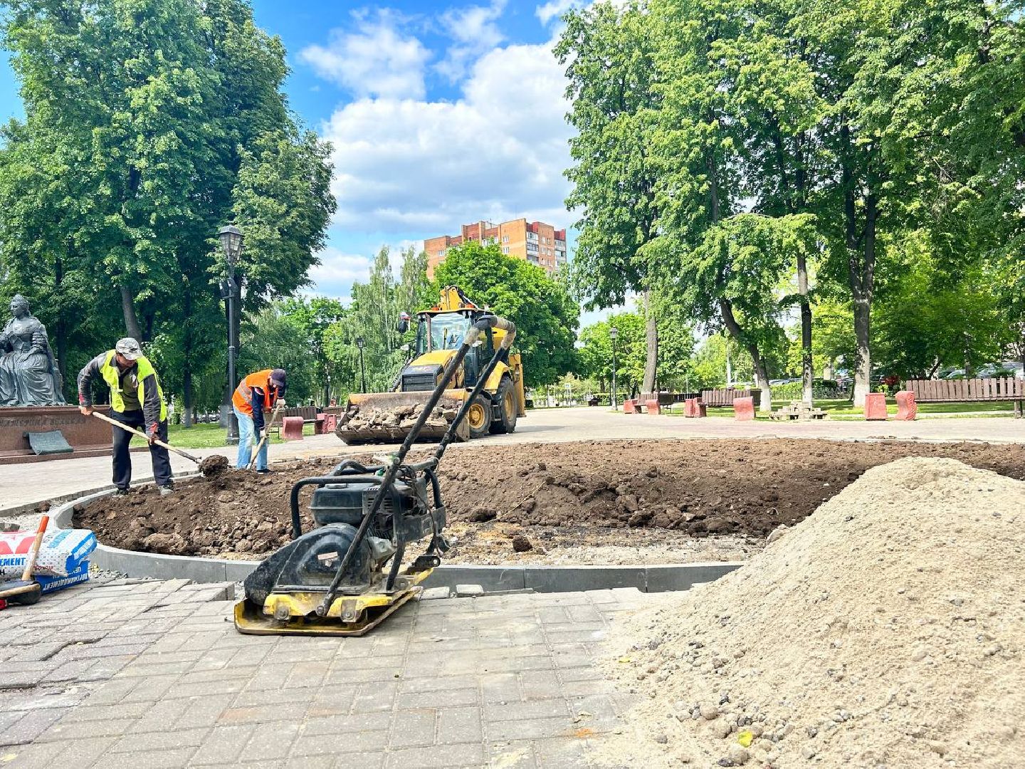 Подольск, сквер