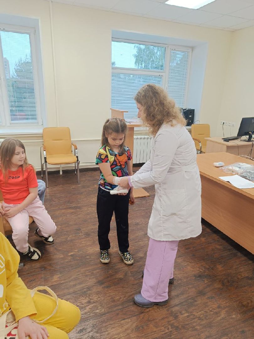Медицина, первая помощь, дети, Дубна