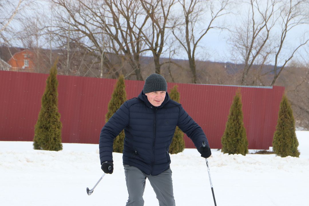 Серебряные Пруды, гонки, лыжня