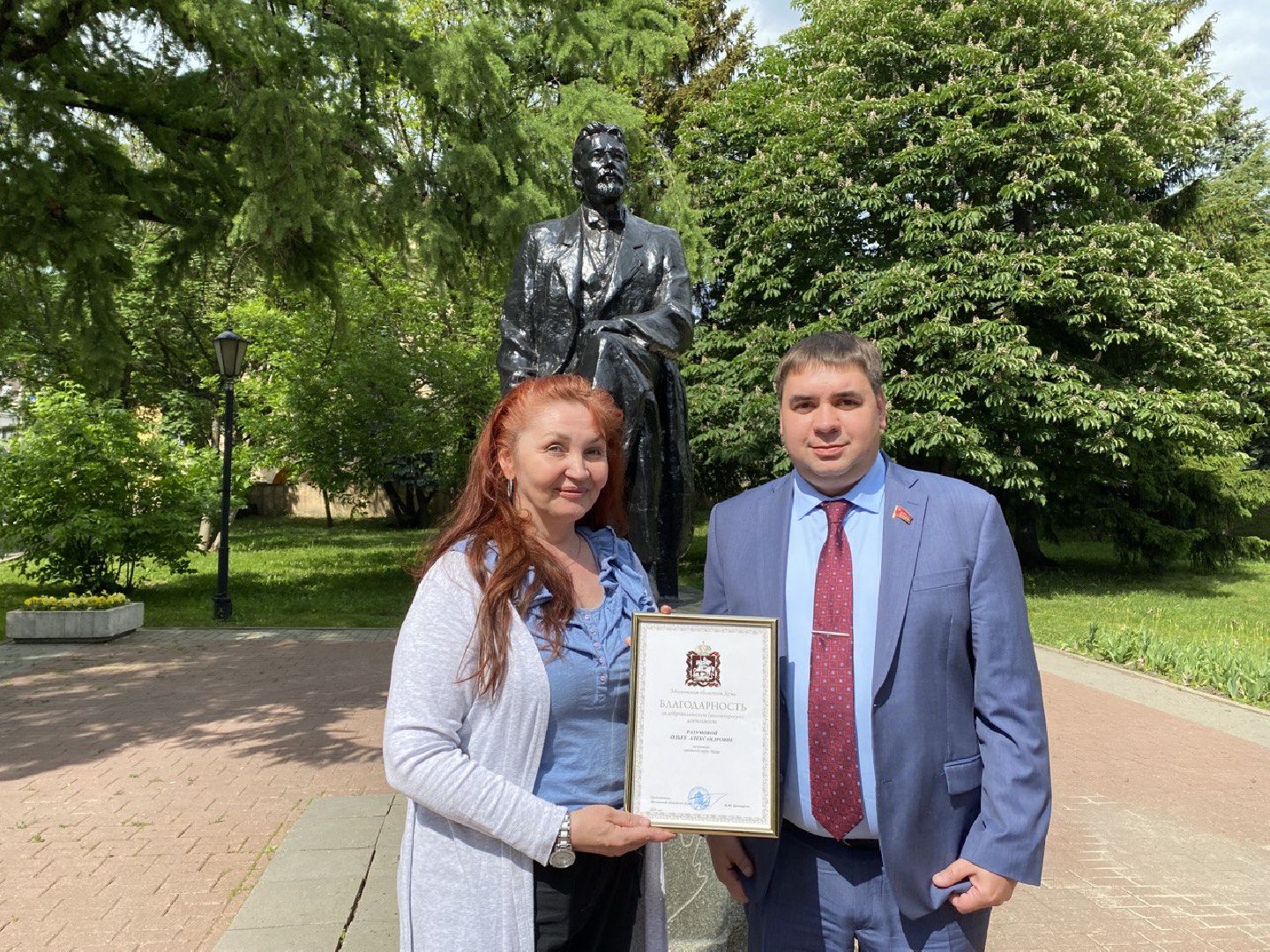 Чехов, награда, волонтер, депутат, Мособлдума