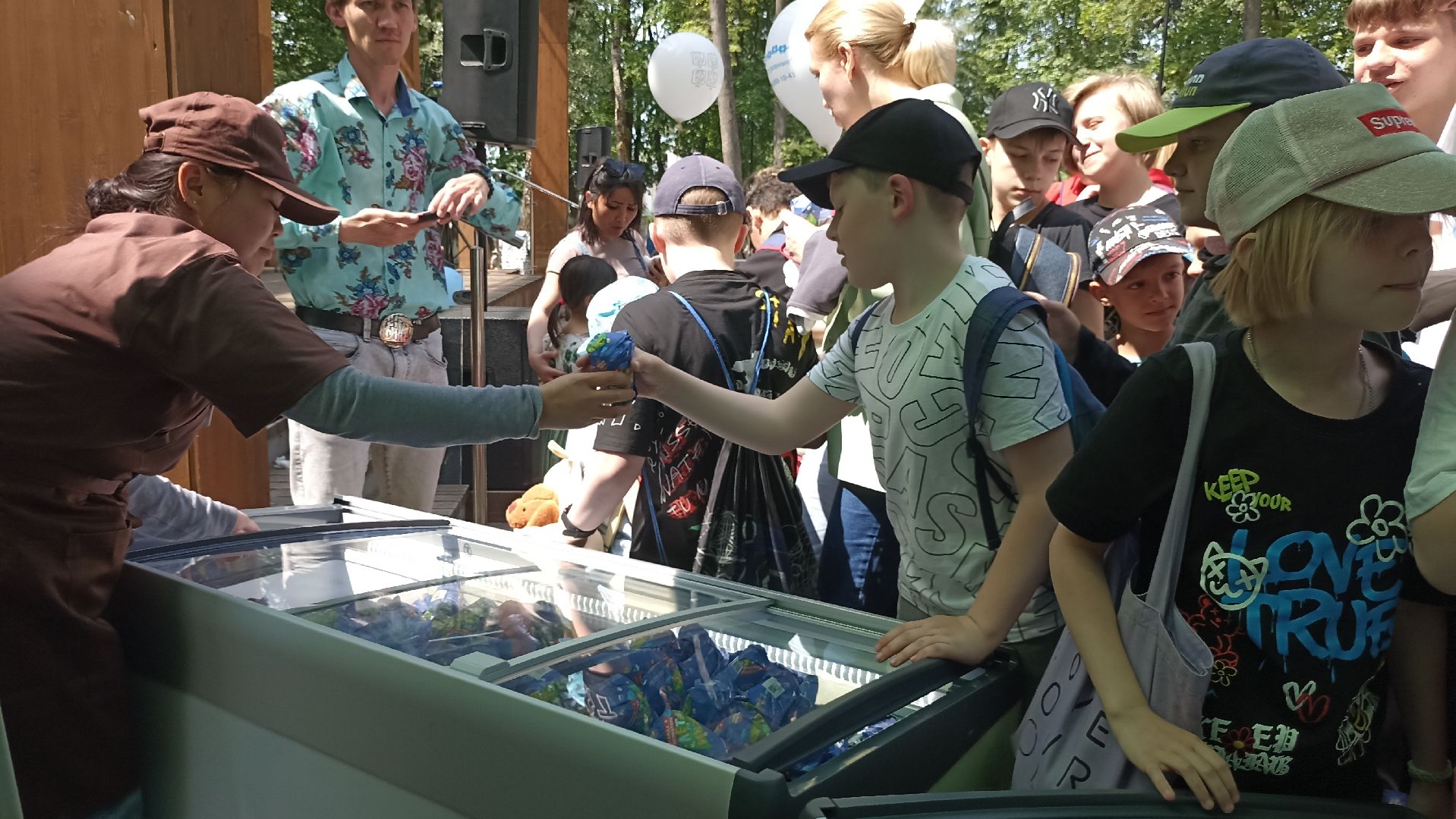 Серпухов, Подмосковье, дети, праздник, мороженое, лето