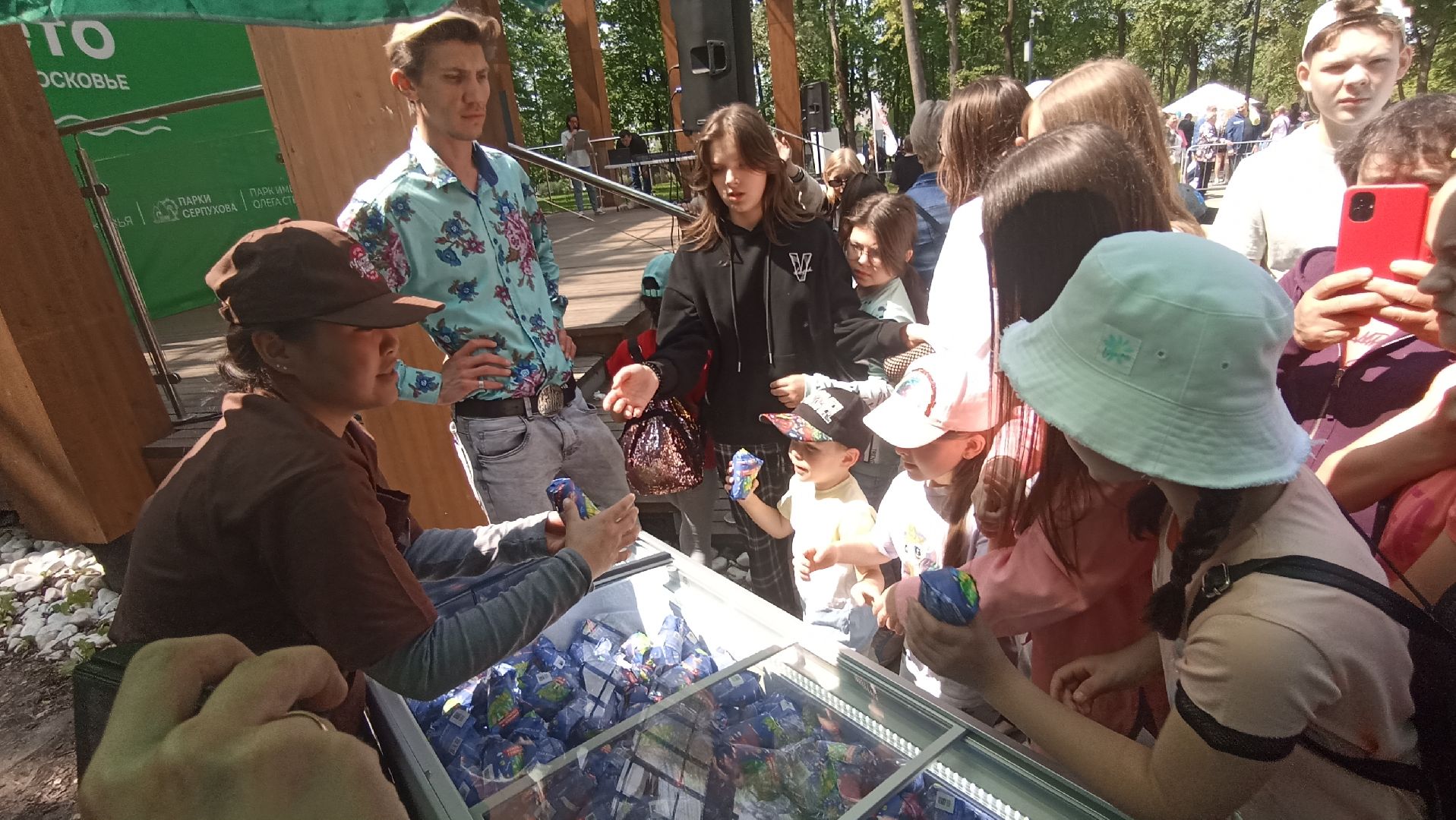 Серпухов, Подмосковье, дети, праздник, мороженое, лето