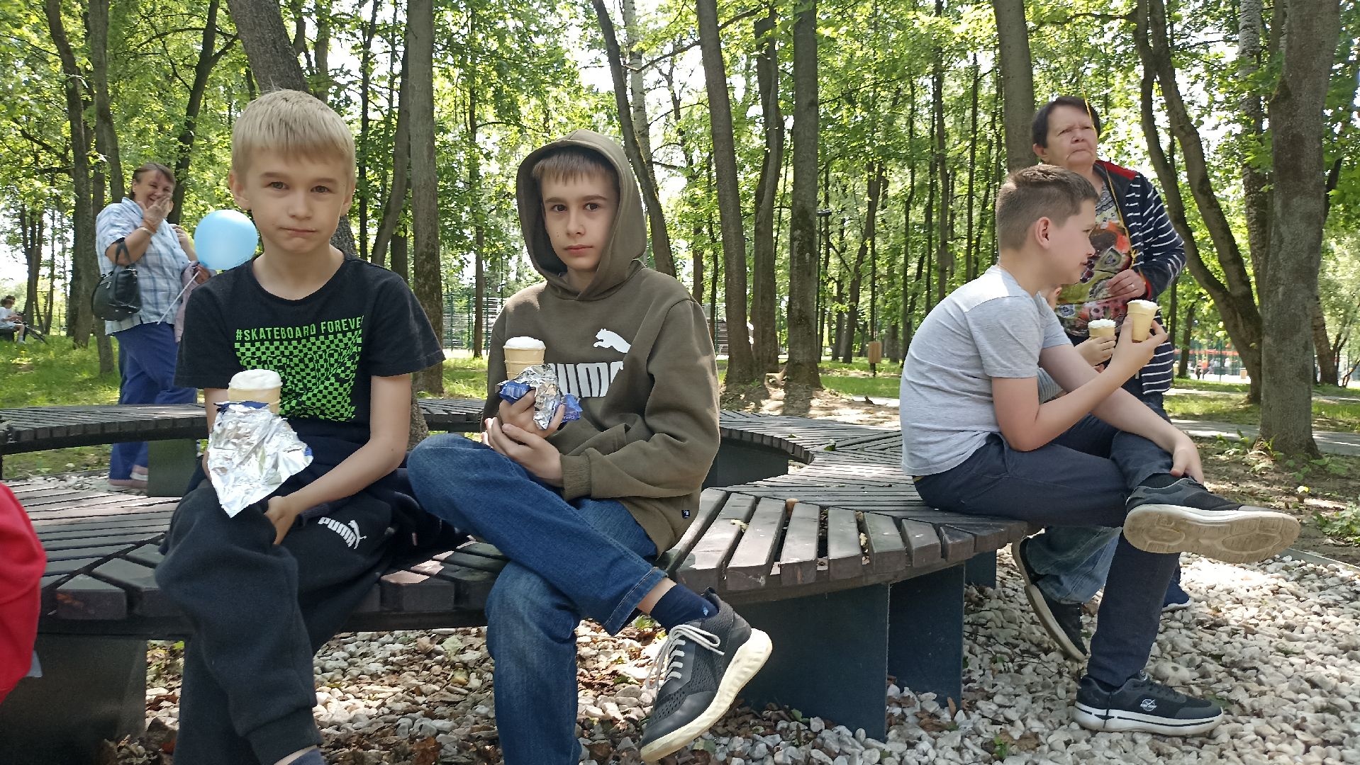 Серпухов, Подмосковье, дети, праздник, мороженое, лето