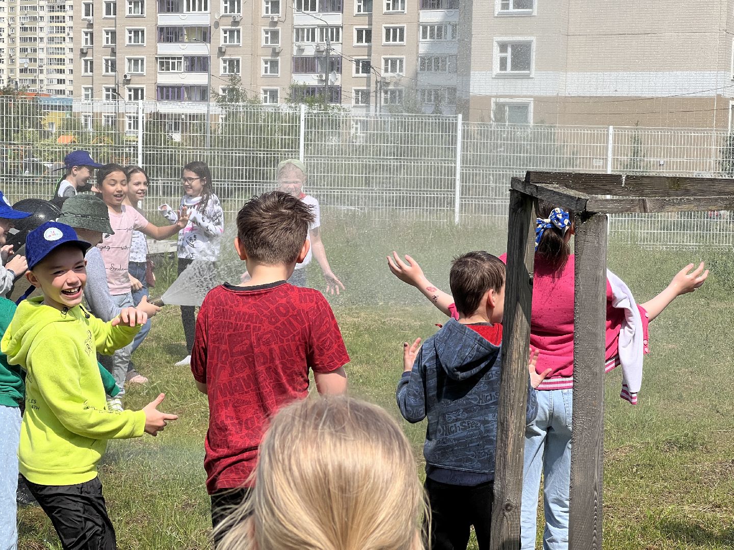 Химки, школьный лагерь, пожарные, МЧС, противопожарная безопасность