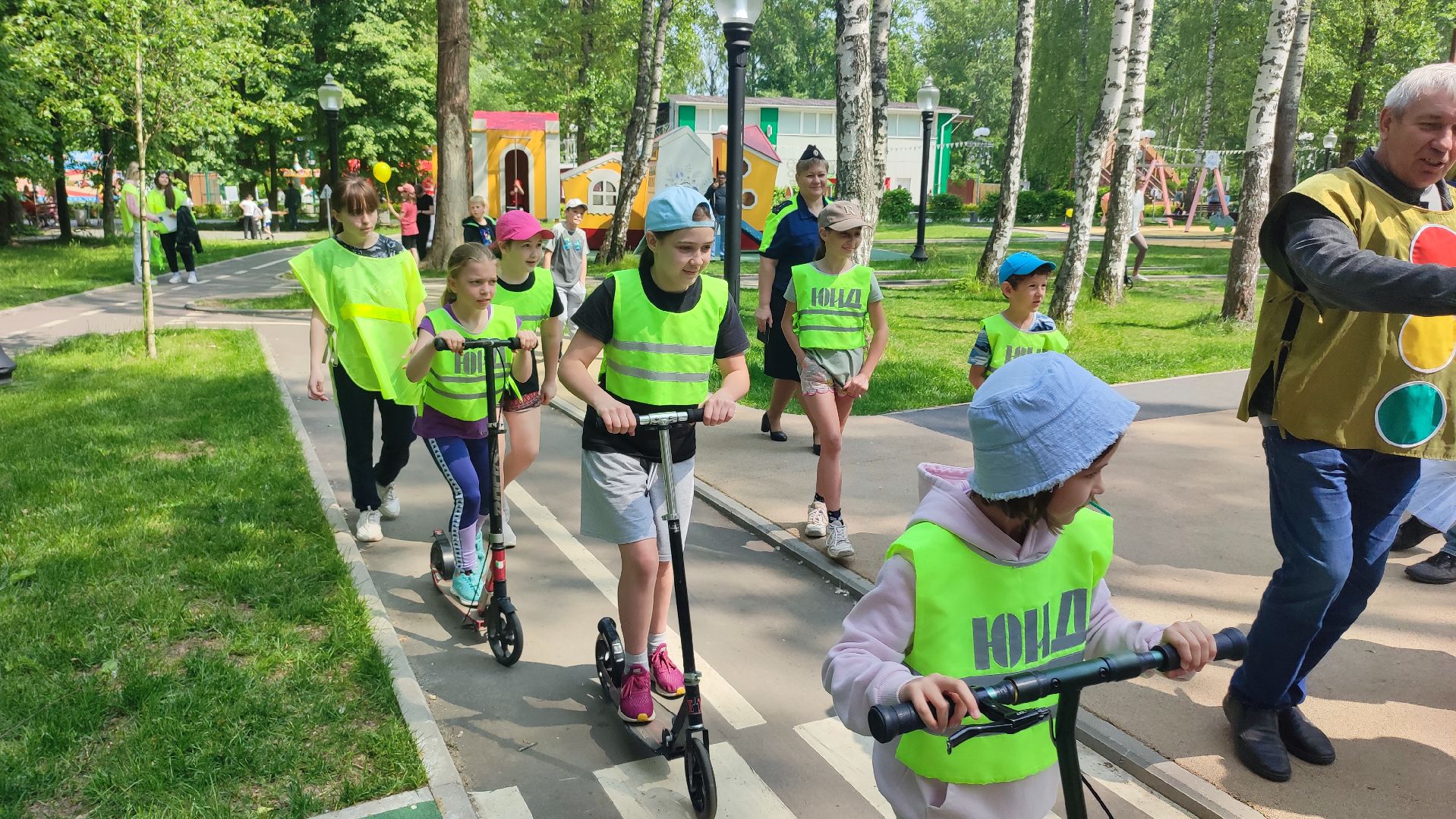 Кашира, день защиты детей, парк, квест, ПДД