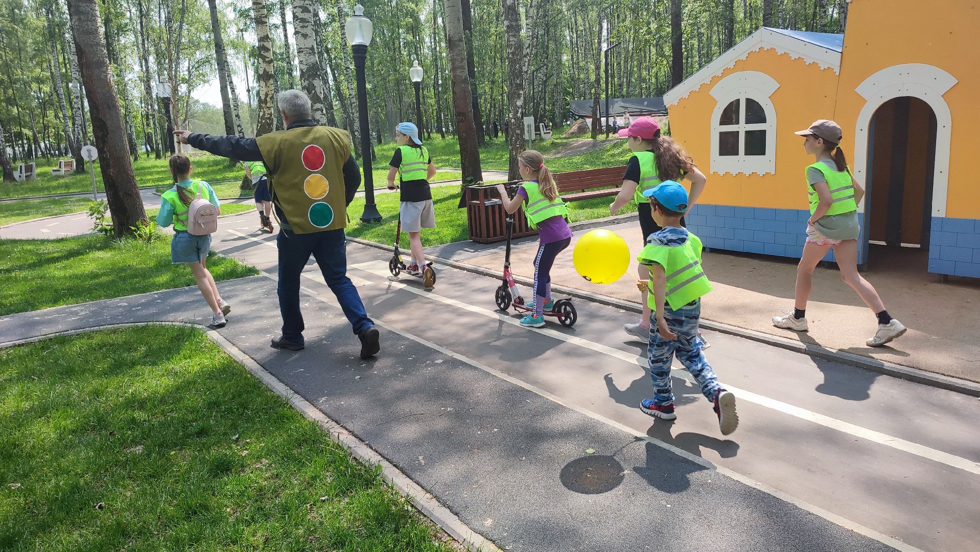 Кашира, день защиты детей, парк, квест, ПДД