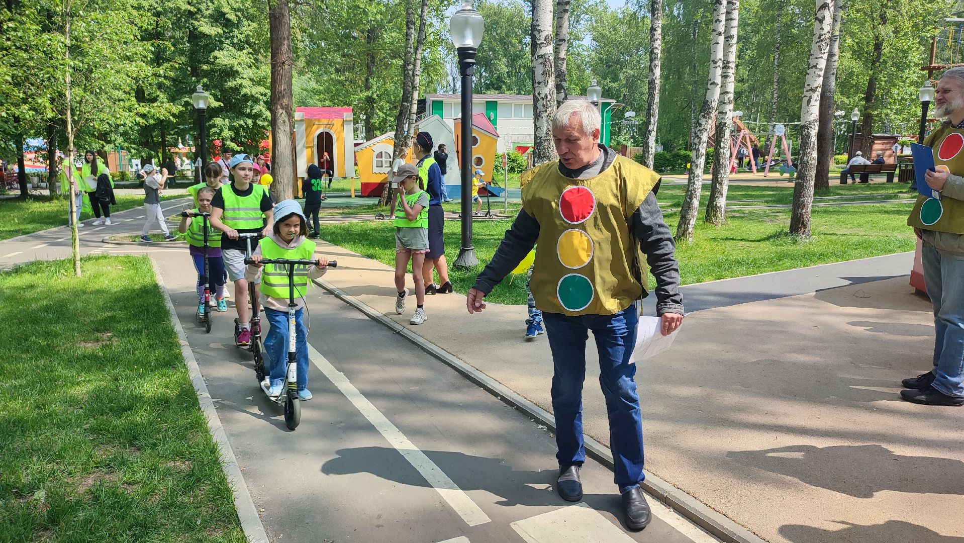 Кашира, день защиты детей, парк, квест, ПДД