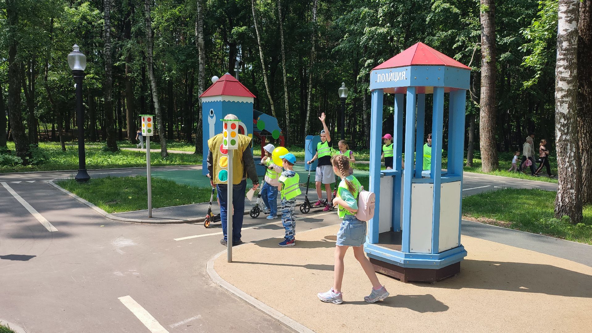 Кашира, день защиты детей, парк, квест, ПДД