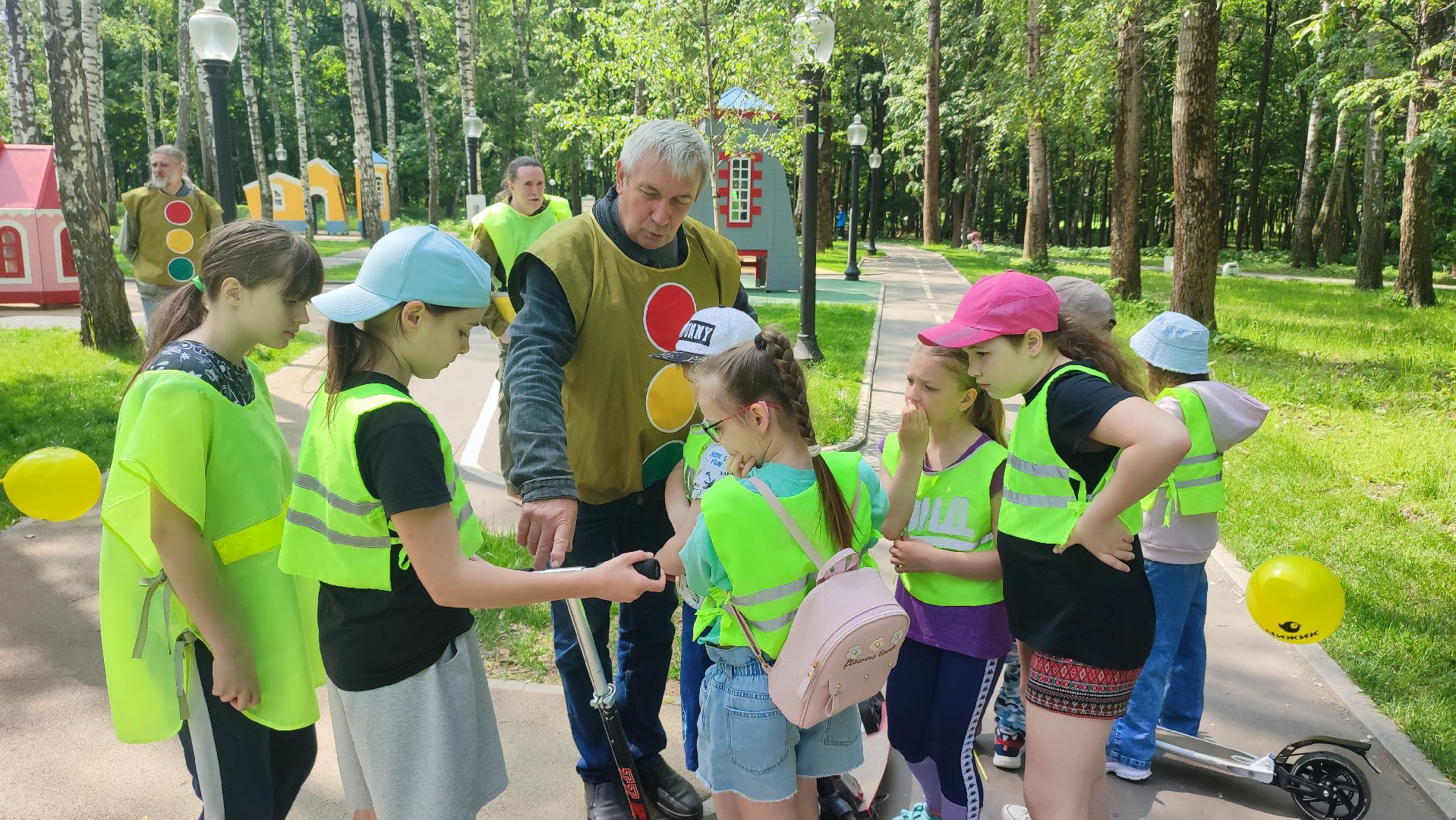 Кашира, день защиты детей, парк, квест, ПДД