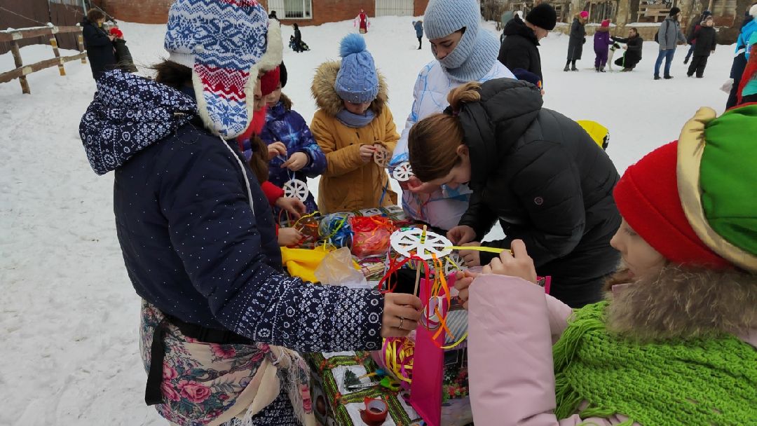 Пушкино, Пушкинский, волонтеры, особенные дети, многодетные, масленица, Зима в Подмосковье