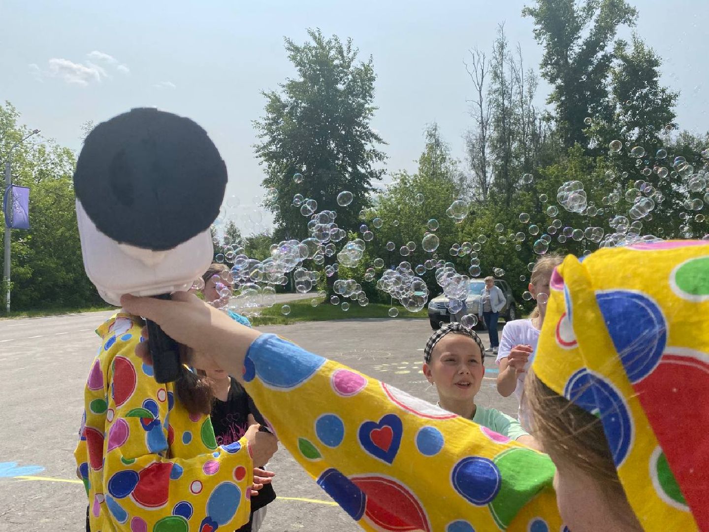 Шатура, Керва, ДК, рисунке на асфальте, Защита Детей