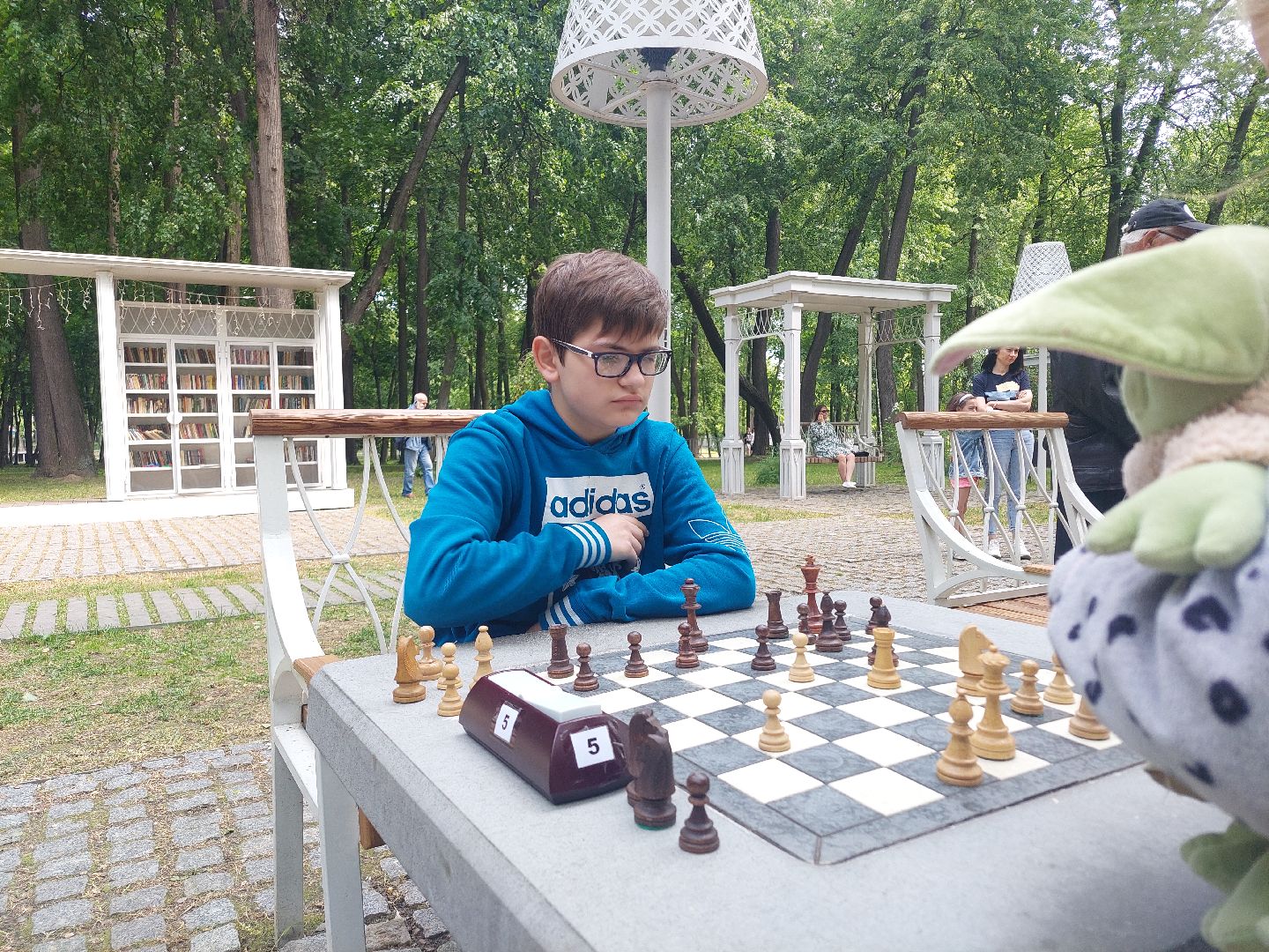 шахматный турнир, парк Кривякино, дети