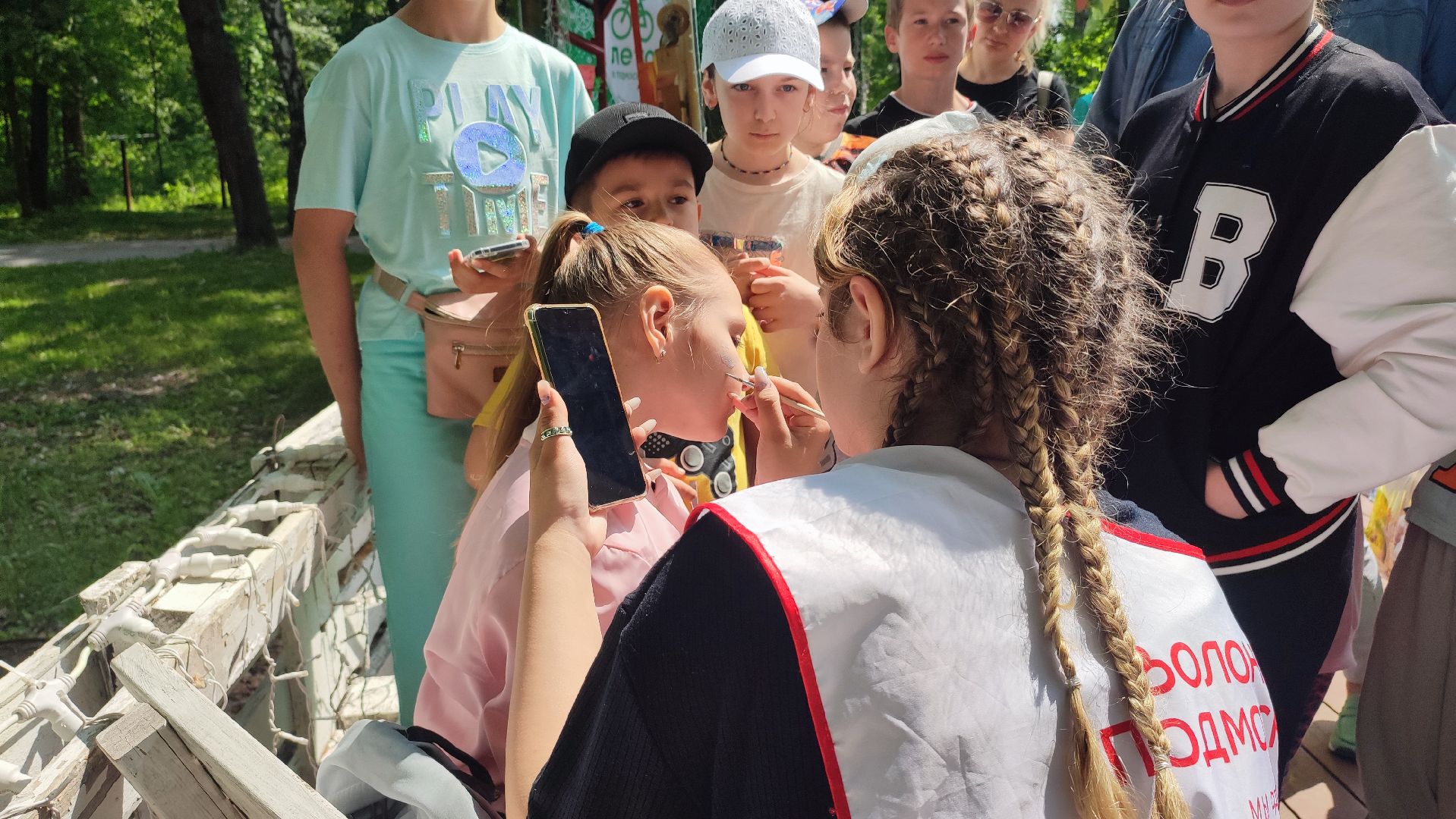 Кашира, парк, праздник, аквагрим, волонтёры